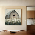 Landscape 398 Canvas Art 80 x 80 cm / Stretched on hidden frame
