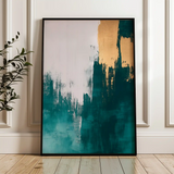 Abstract 399 Canvas Art 60 x 40 cm / Stretched on hidden frame