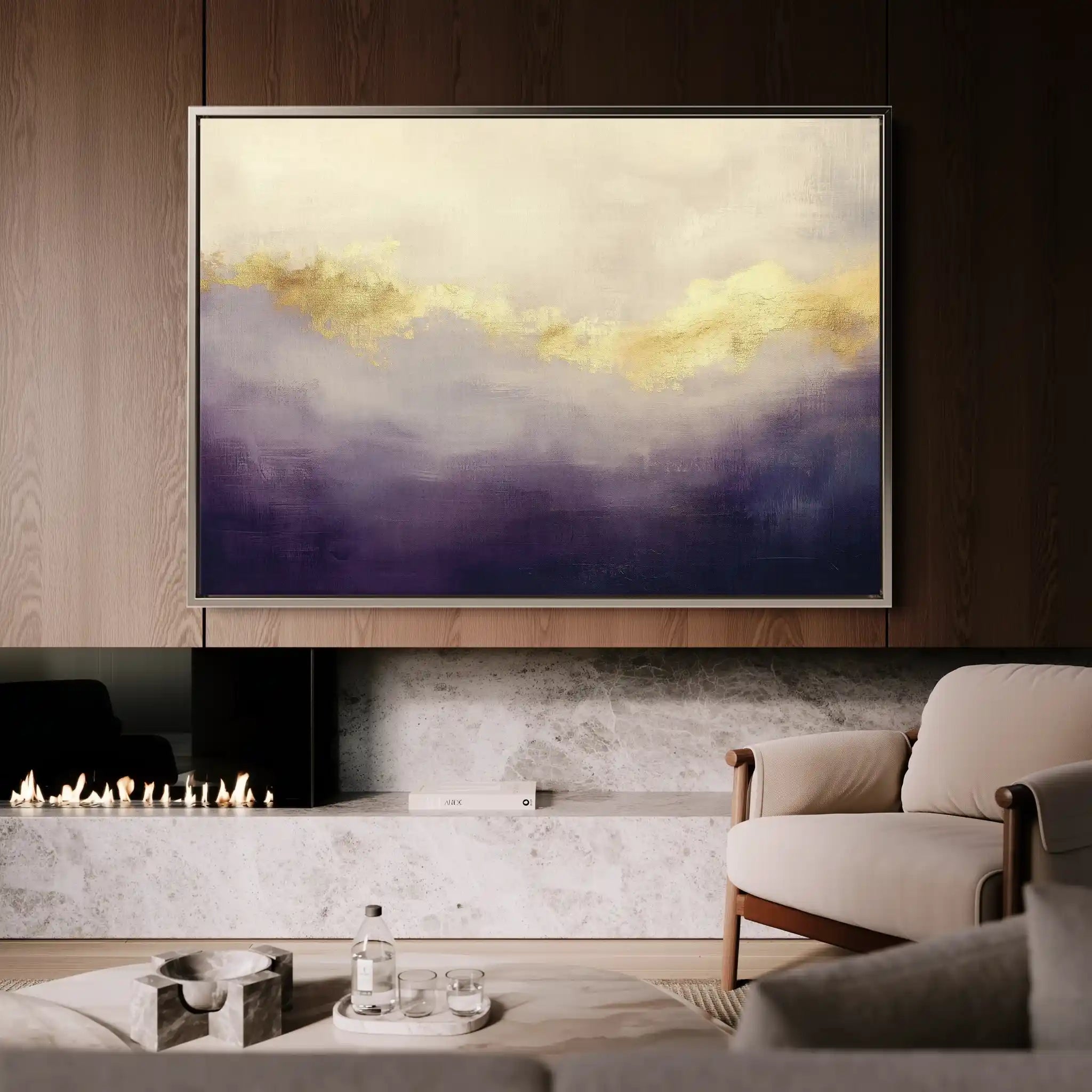 Abstract 401 Canvas Art 60 x 40 cm / Stretched on hidden frame