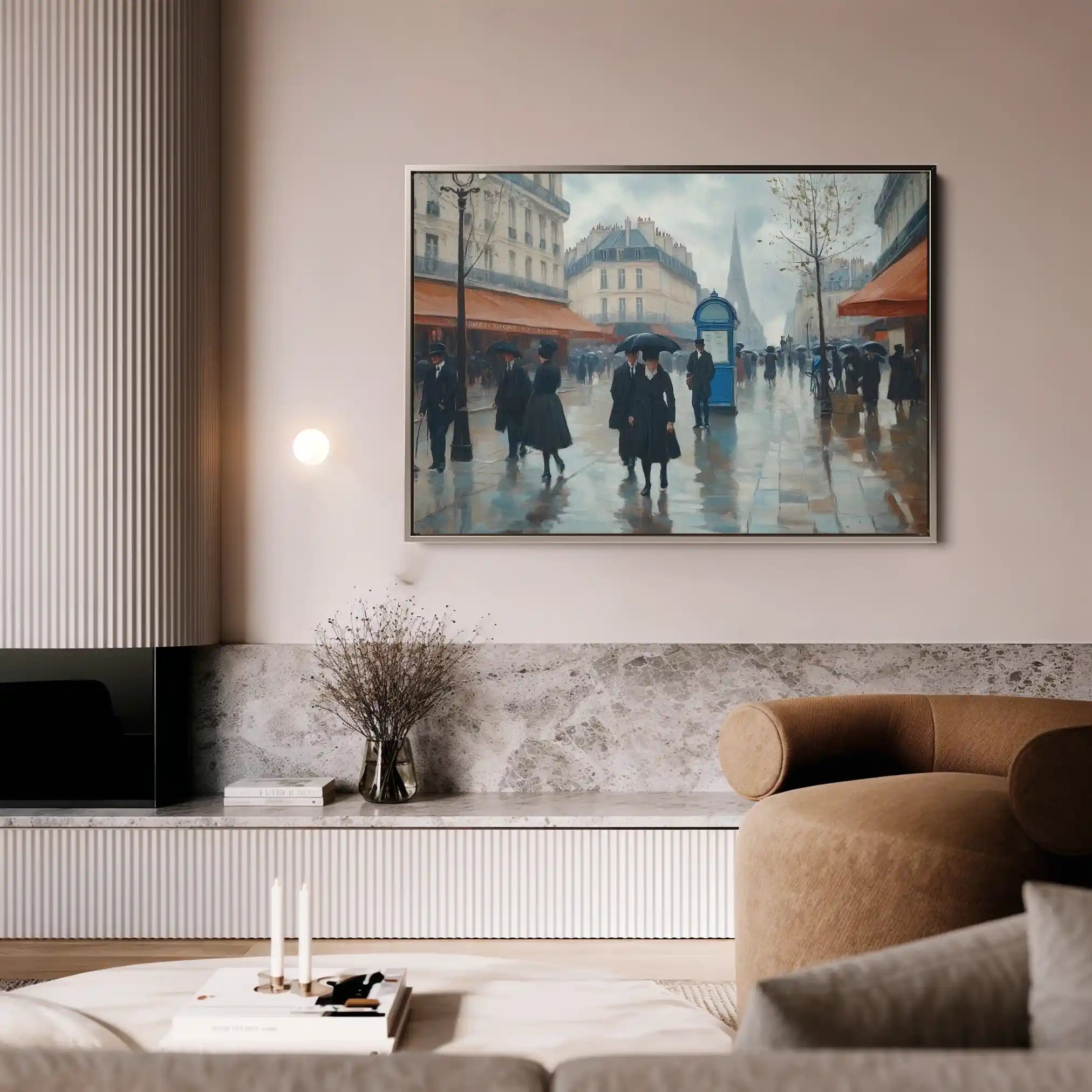 Landscape 402 Canvas Art 90 x 60 cm / Stretched on hidden frame