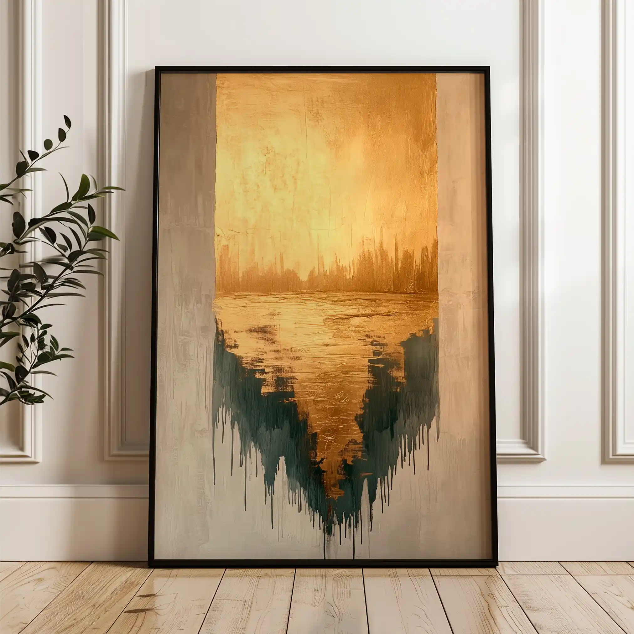 Abstract 403 Canvas Art 60 x 40 cm / Stretched on hidden frame