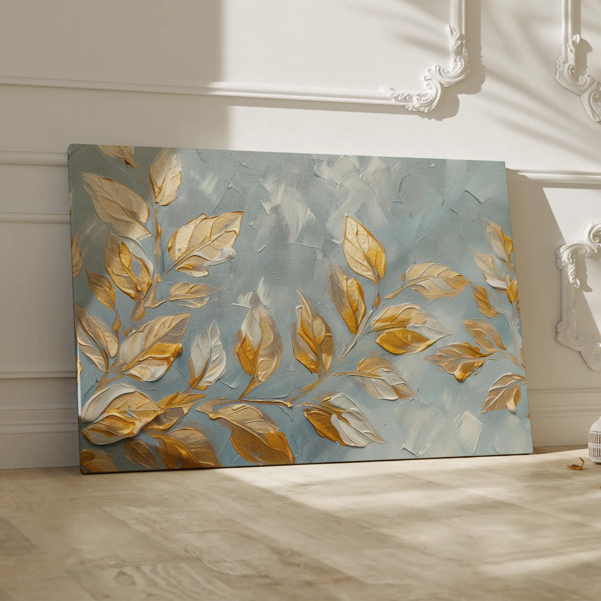 Floral Canvas Wall Art WAD403-F 90 x 60 cm / Stretched on hidden frame