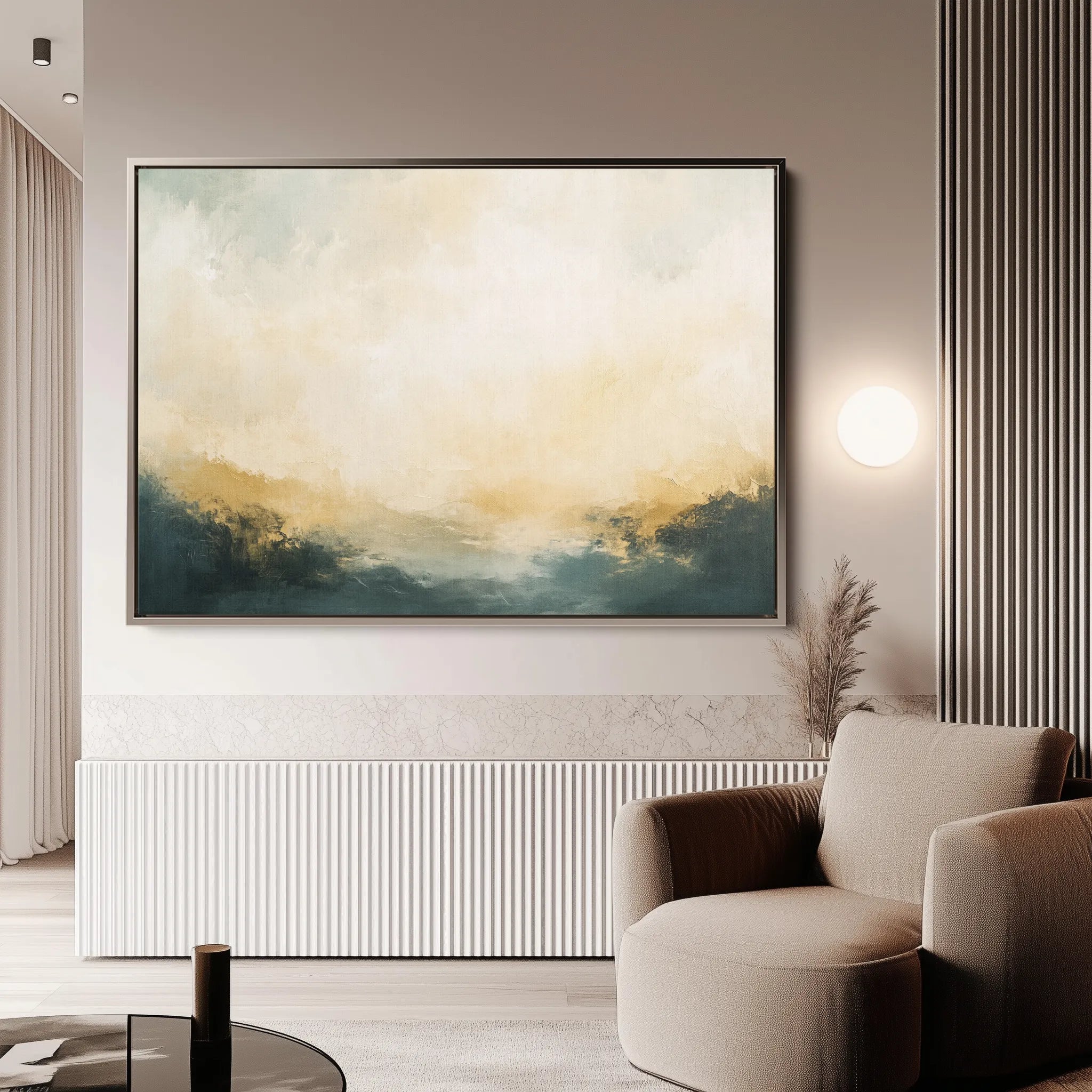 Abstract Canvas Wall Art WAD404-A 90 x 60 cm / Stretched on hidden frame