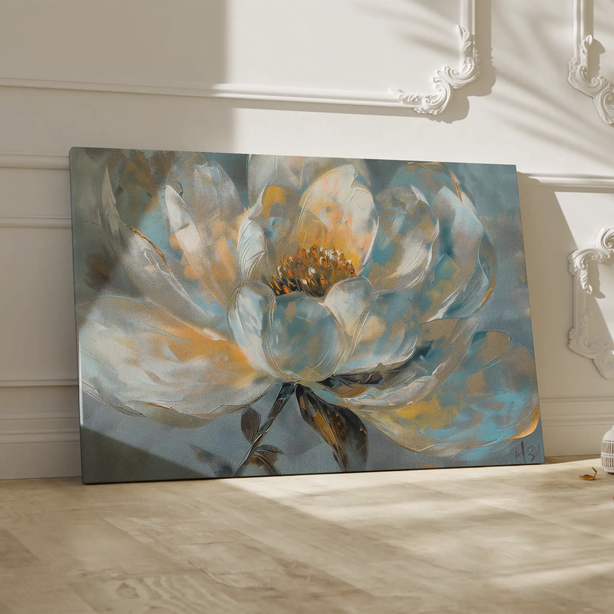 Floral Canvas Wall Art WAD404-F 90 x 60 cm / Stretched on hidden frame