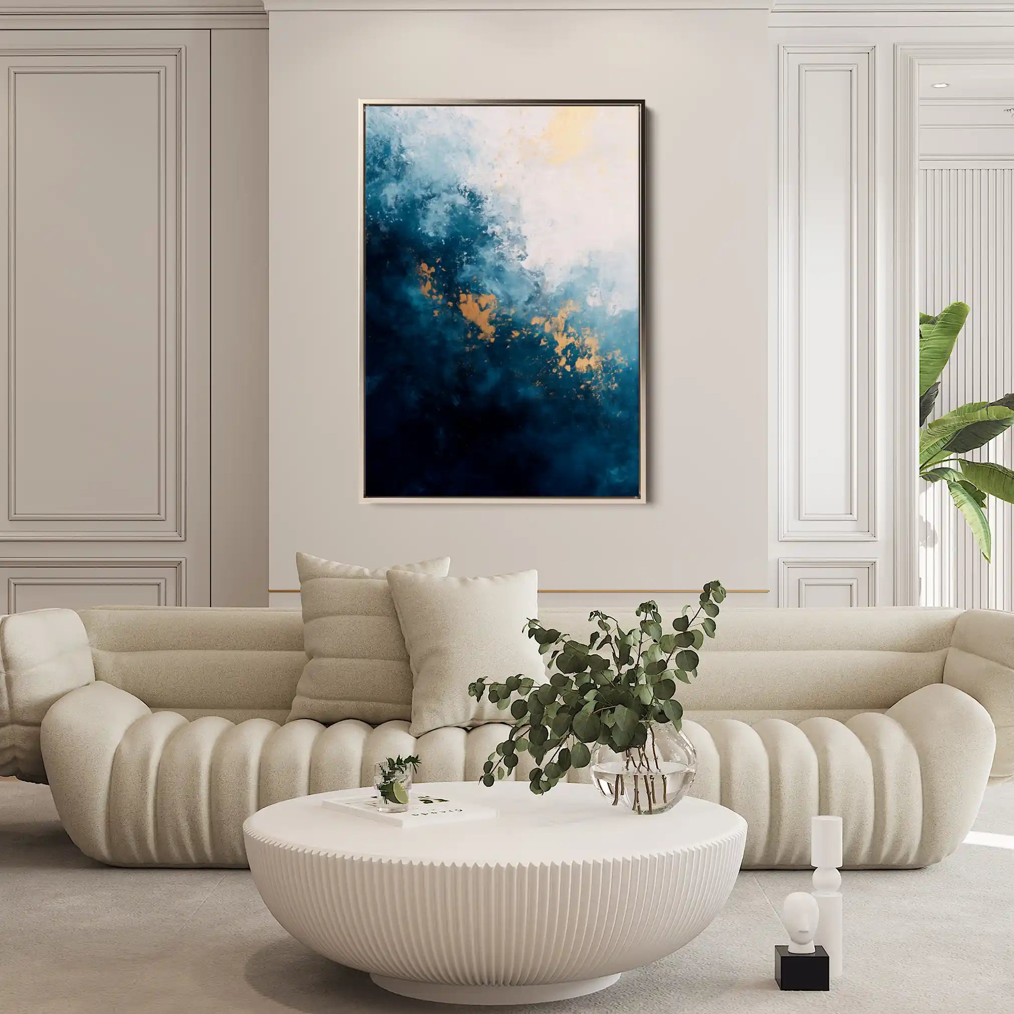 Abstract 405 Canvas Art 60 x 40 cm / Stretched on hidden frame