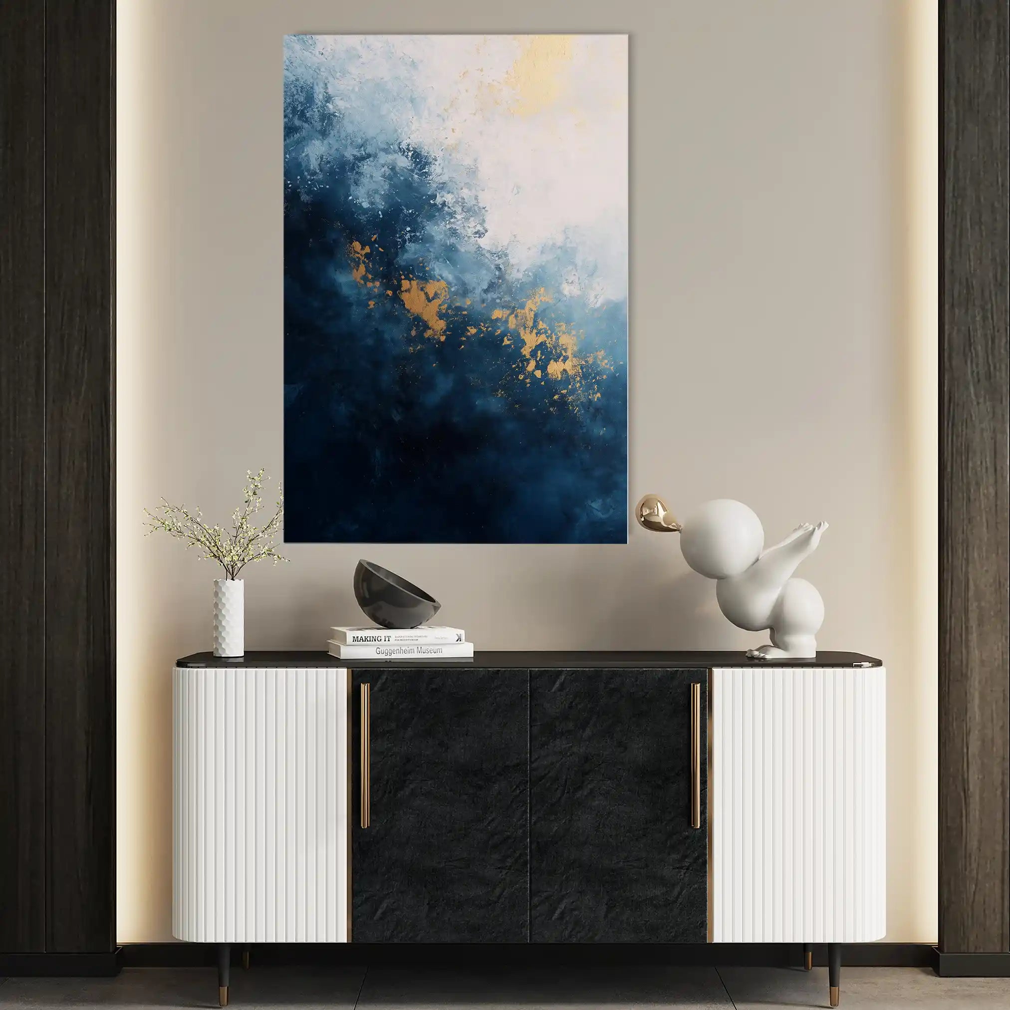 Abstract 405 Canvas Art 60 x 40 cm / Stretched on hidden frame