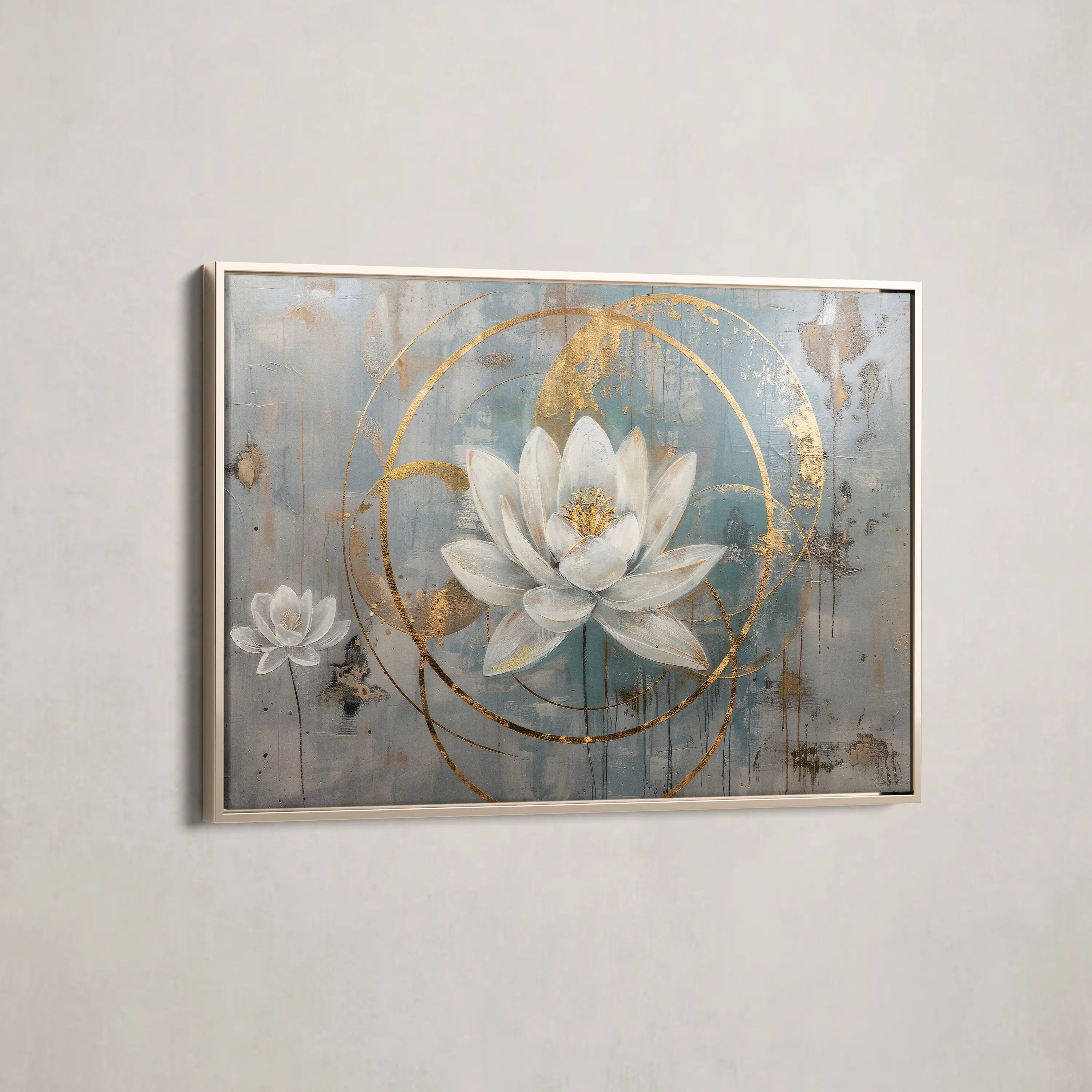 Floral Canvas Wall Art WAD405-F 90 x 60 cm / Stretched on hidden frame