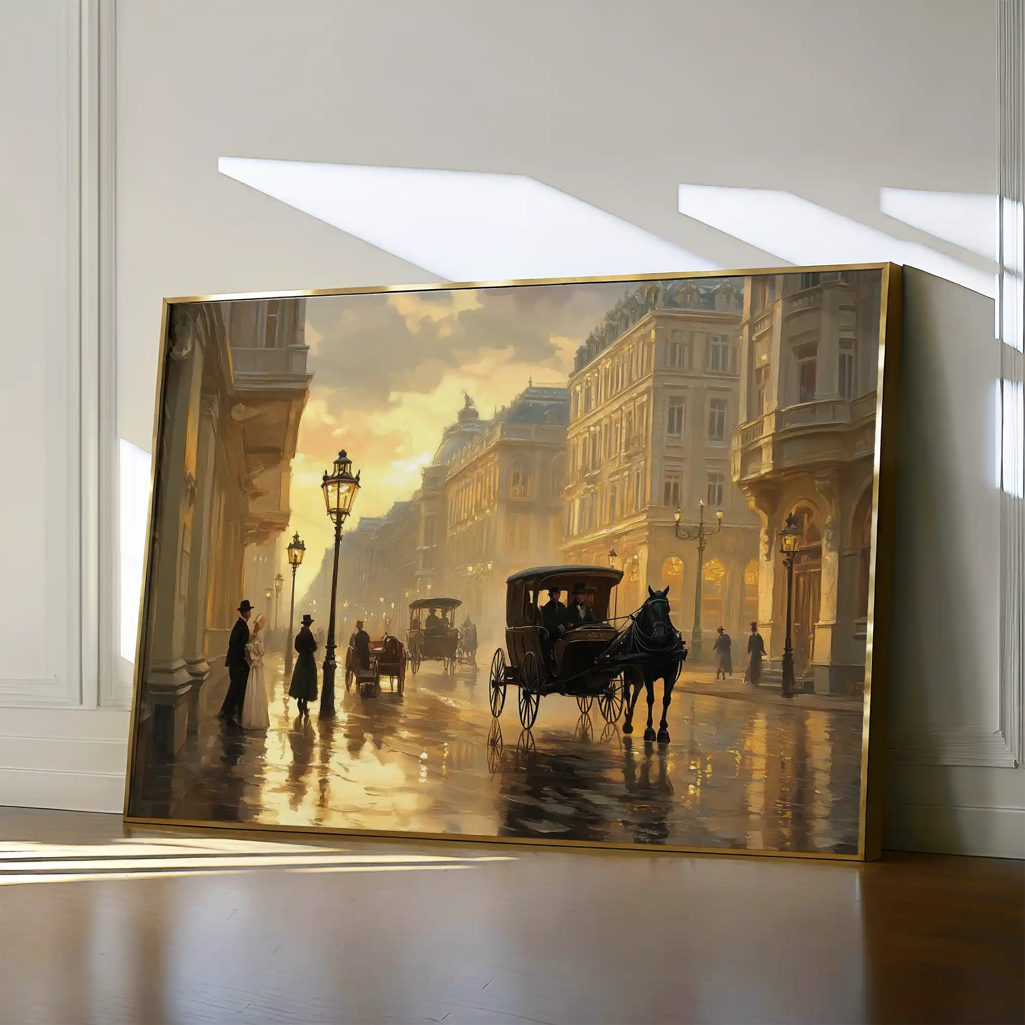 Landscape 405 Canvas Art 90 x 60 cm / Stretched on hidden frame