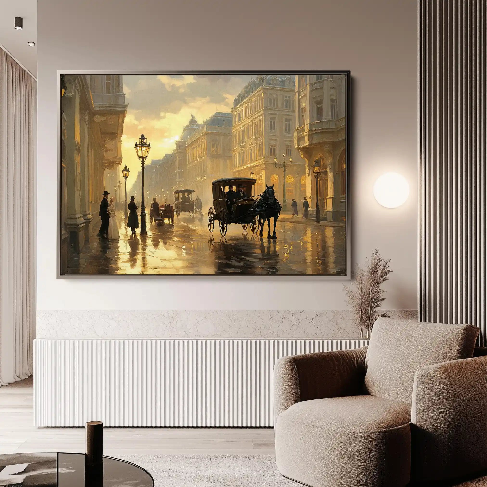 Landscape 405 Canvas Art 90 x 60 cm / Stretched on hidden frame