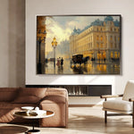 Landscape 406 Canvas Art 90 x 60 cm / Stretched on hidden frame