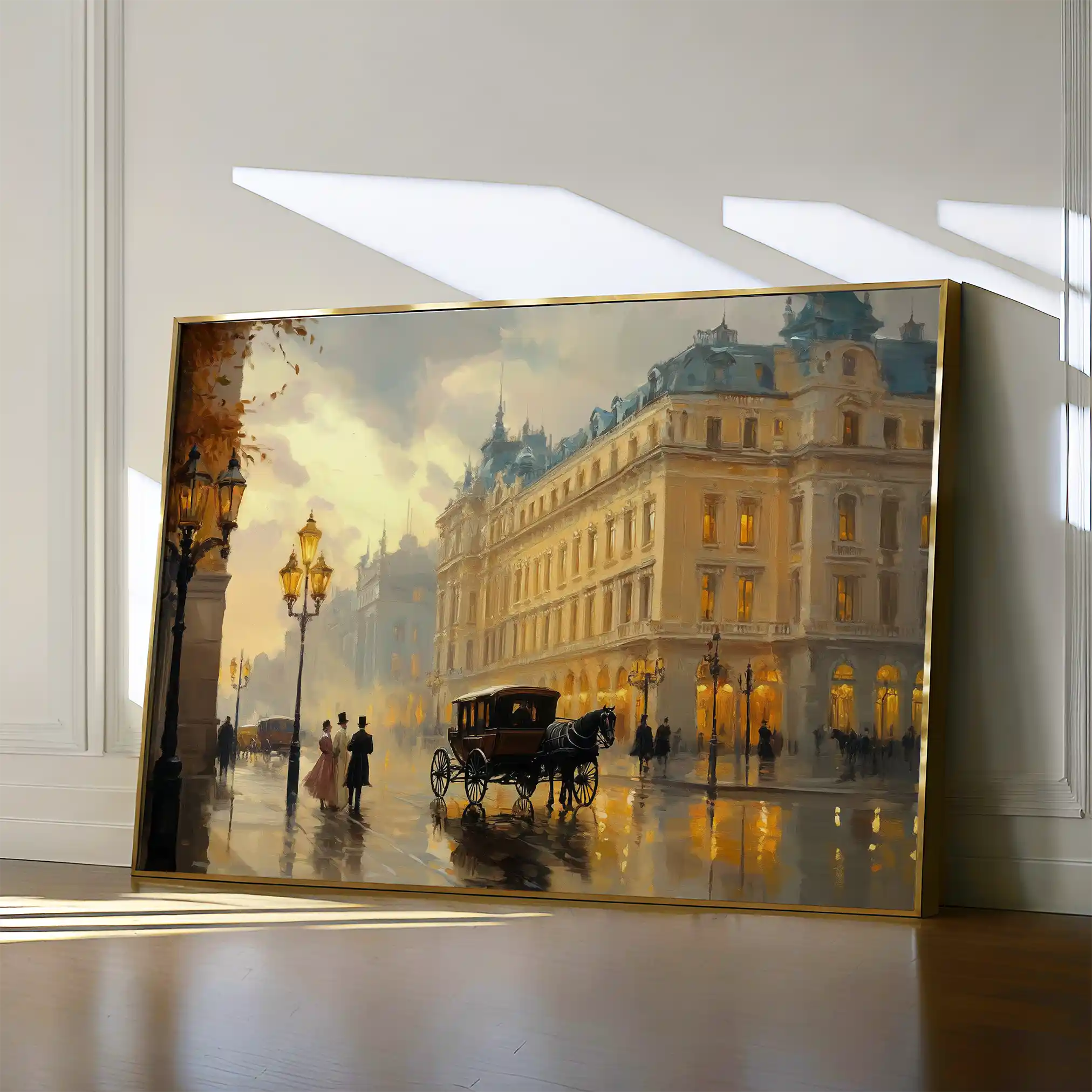 Landscape 406 Canvas Art 90 x 60 cm / Stretched on hidden frame