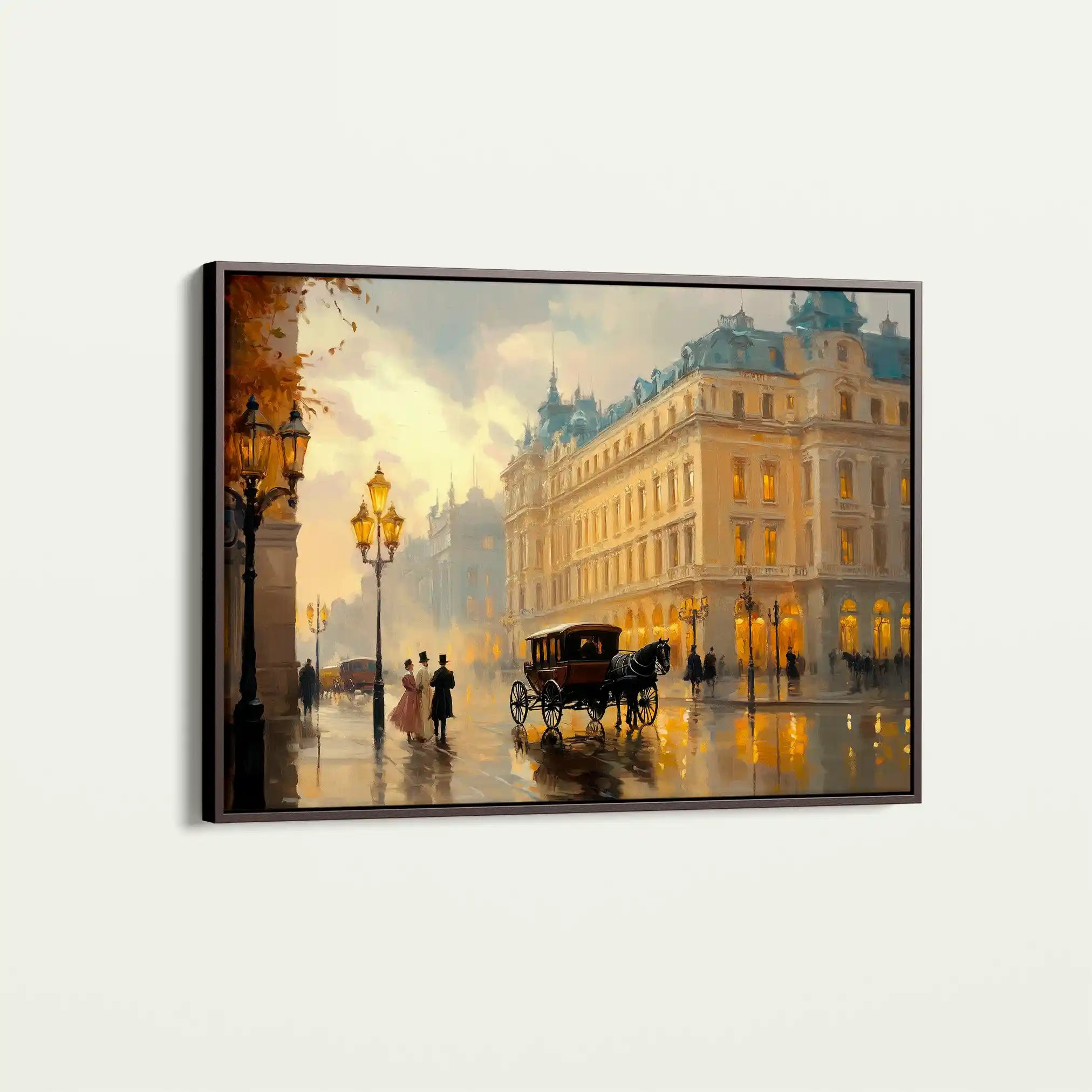 Landscape 406 Canvas Art 90 x 60 cm / Stretched on hidden frame