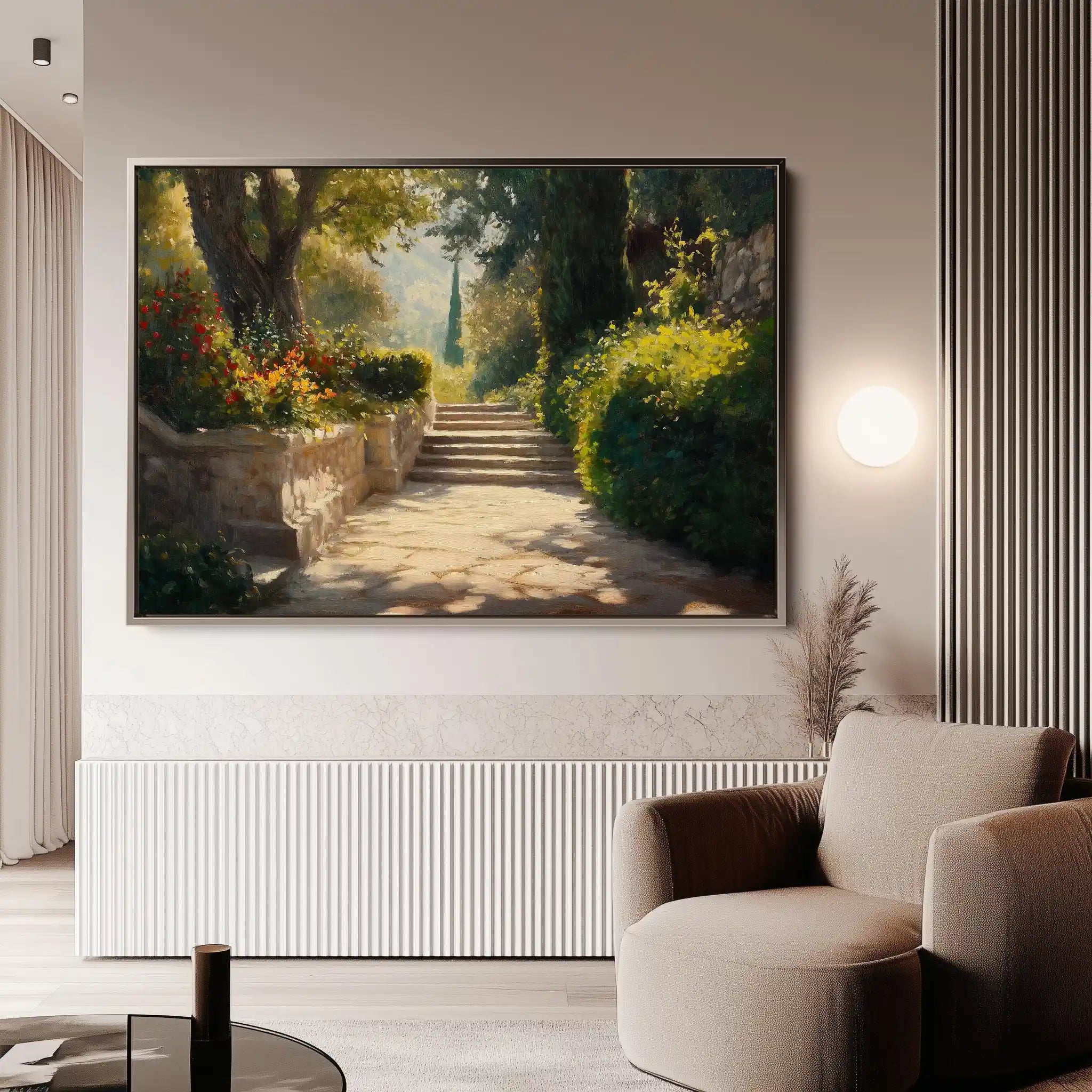 Landscape 407 Canvas Art 90 x 60 cm / Stretched on hidden frame