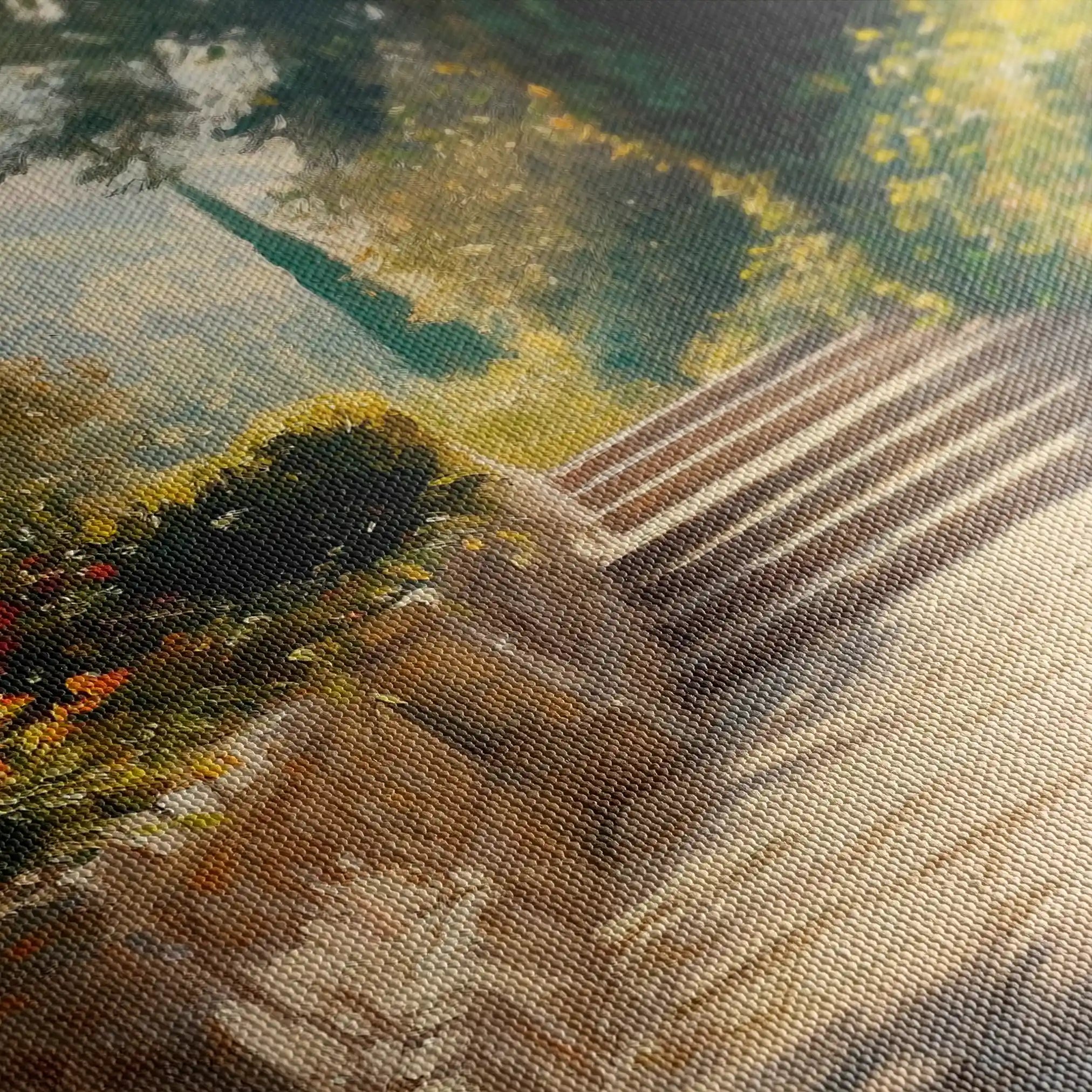 Landscape 407 Canvas Art 90 x 60 cm / Stretched on hidden frame