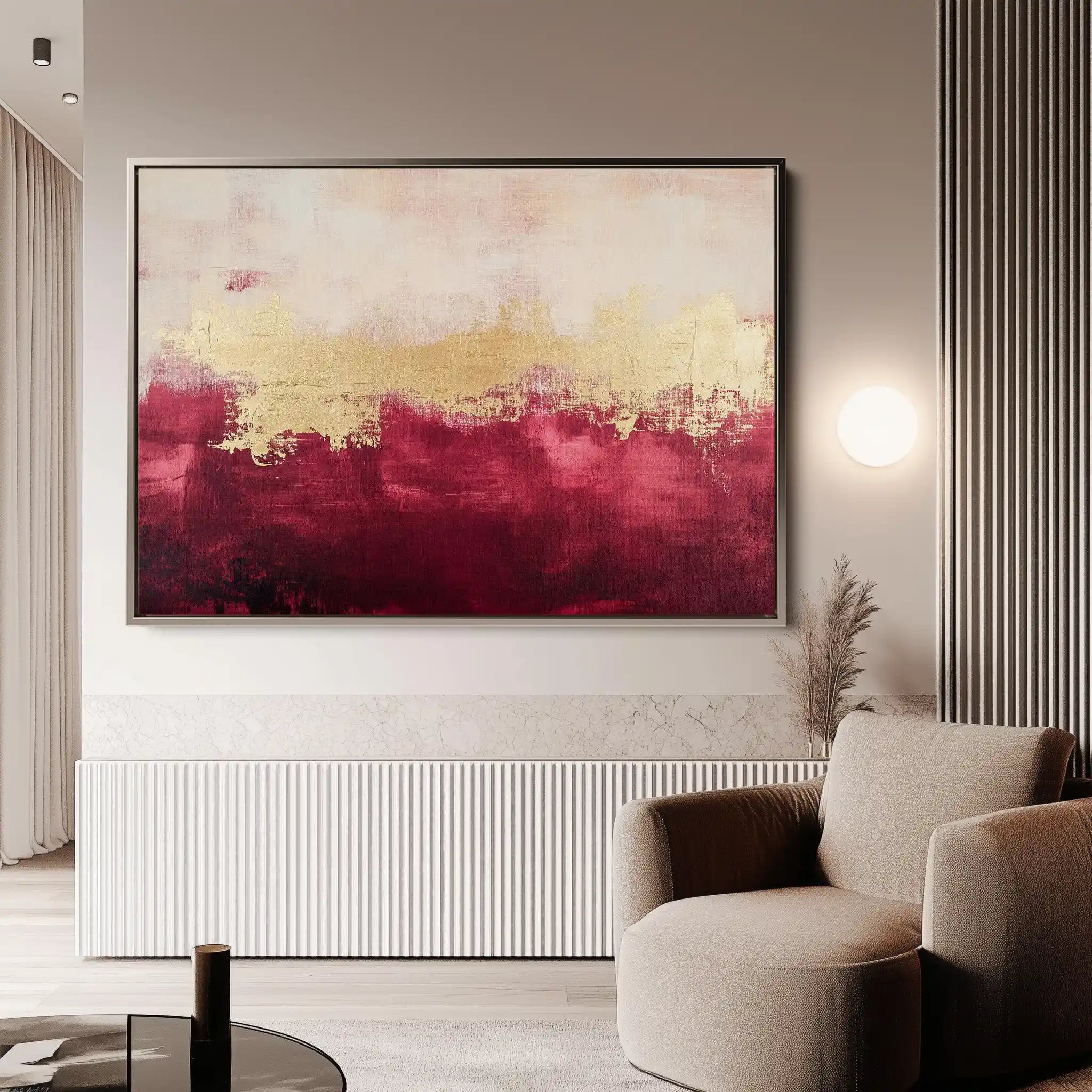 Abstract 409 Canvas Art 60 x 40 cm / Stretched on hidden frame