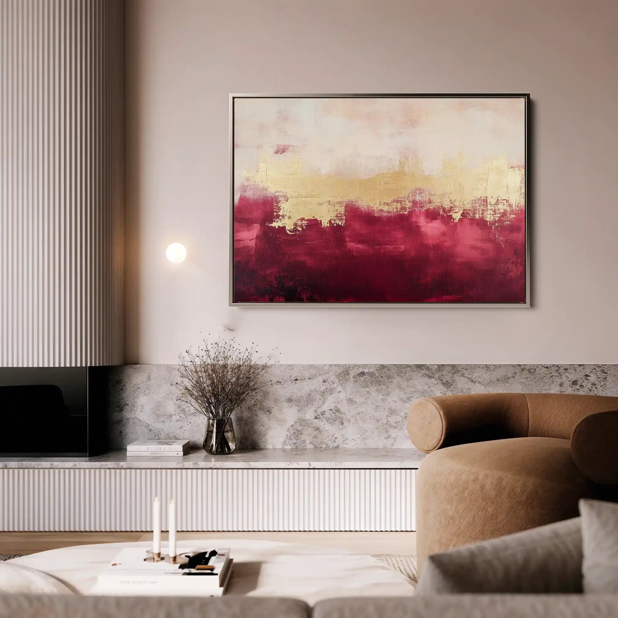 Abstract 409 Canvas Art 60 x 40 cm / Stretched on hidden frame