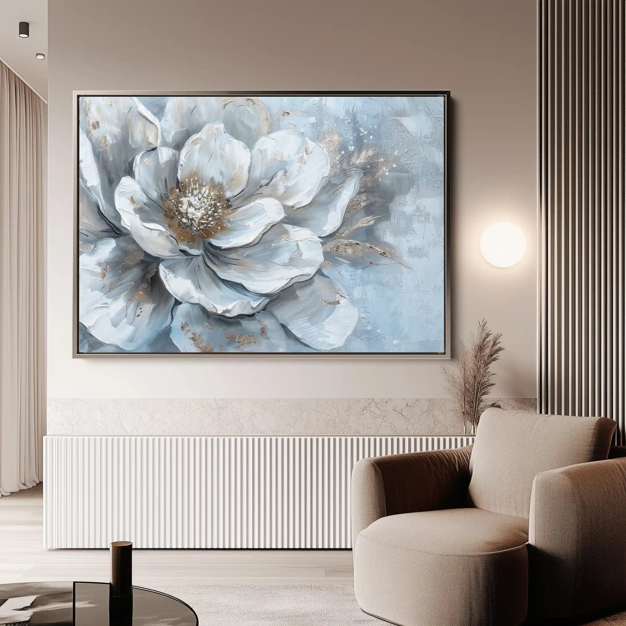 Floral Canvas Wall Art WAD409-F 90 x 60 cm / Stretched on hidden frame