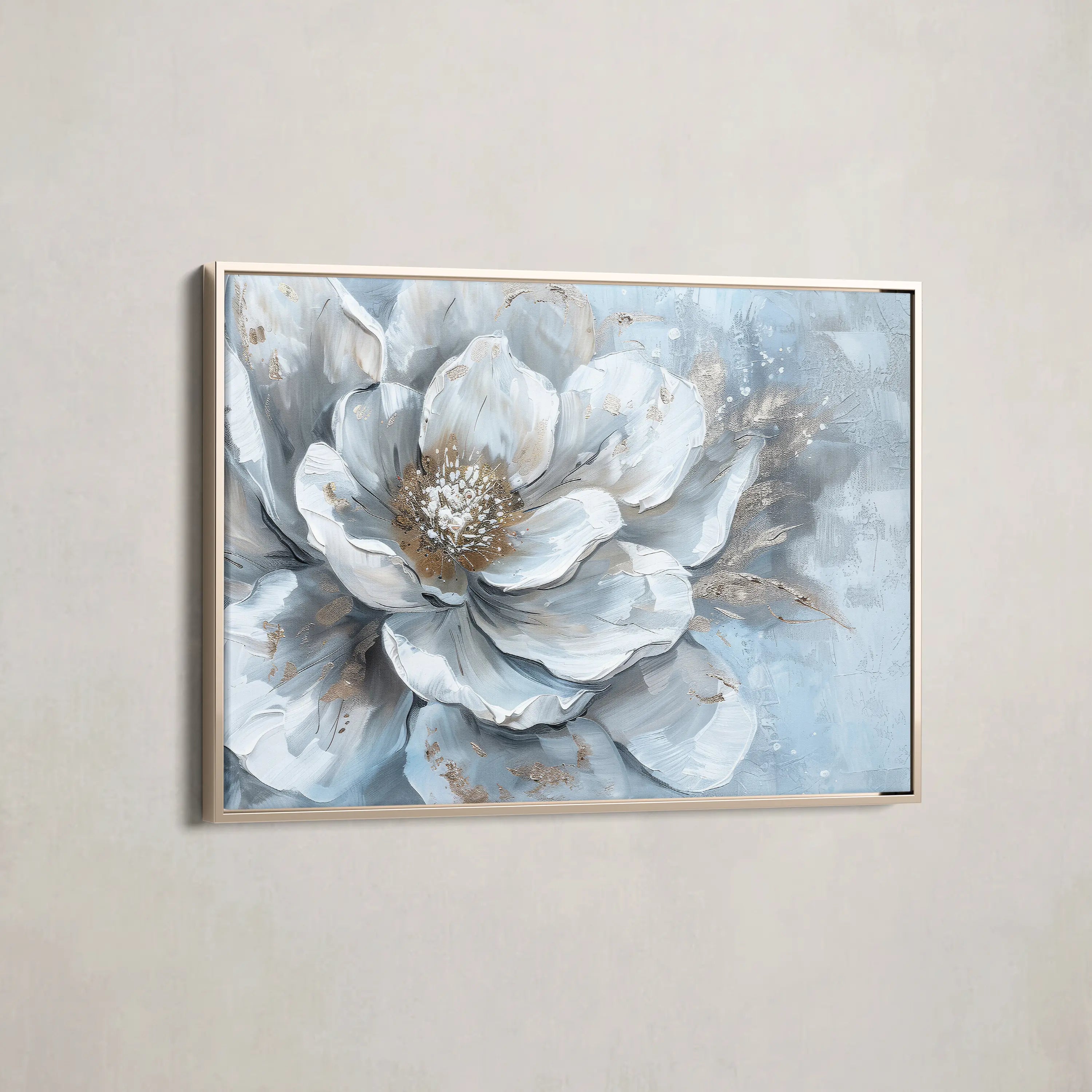 Floral Canvas Wall Art WAD409-F 90 x 60 cm / Stretched on hidden frame