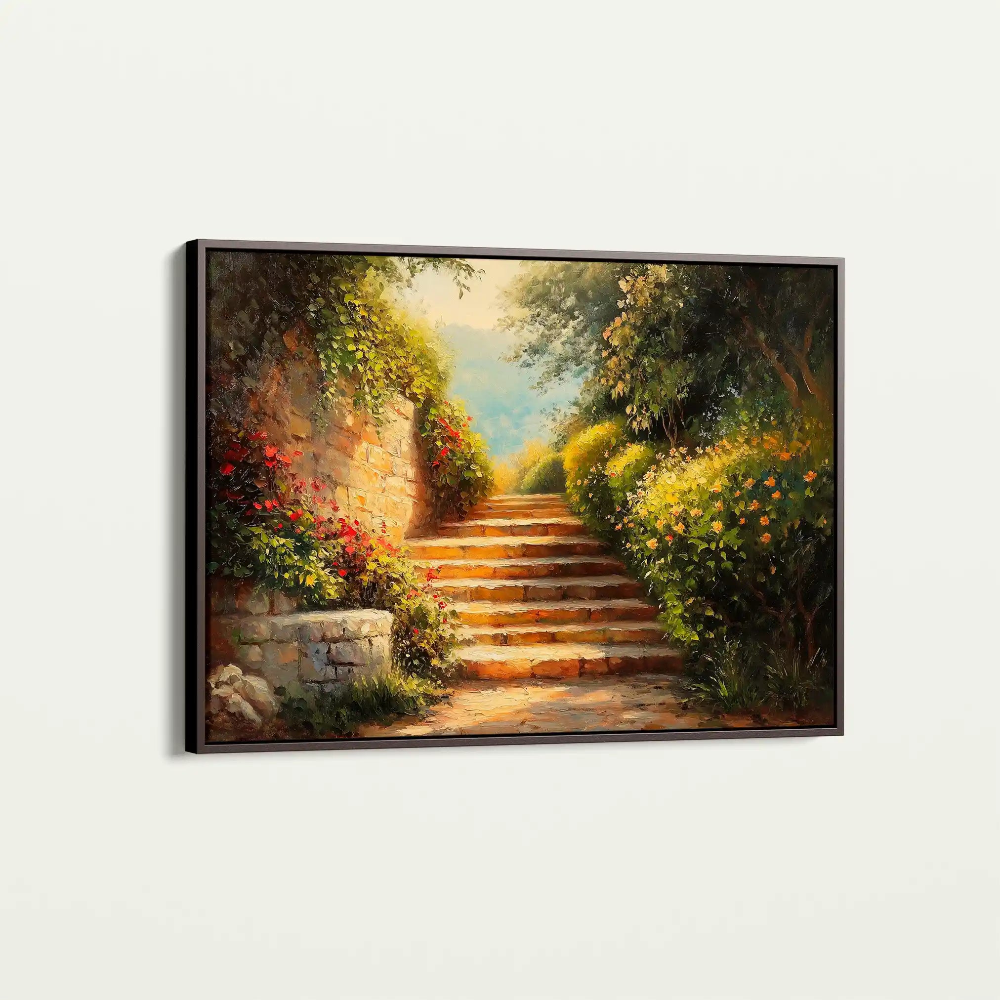 Landscape 409 Canvas Art 90 x 60 cm / Stretched on hidden frame