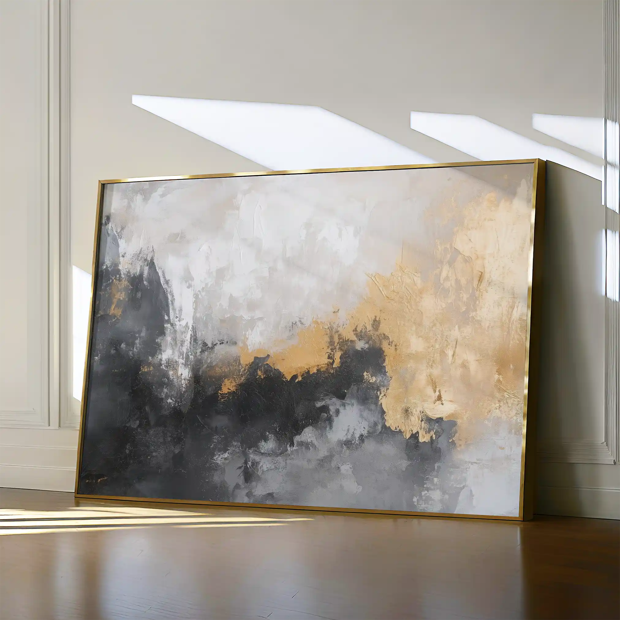 Abstract 411 Canvas Art 60 x 40 cm / Stretched on hidden frame