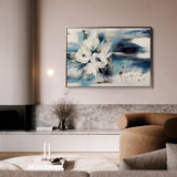 Floral Canvas Wall Art WAD411-F 90 x 60 cm / Stretched on hidden frame