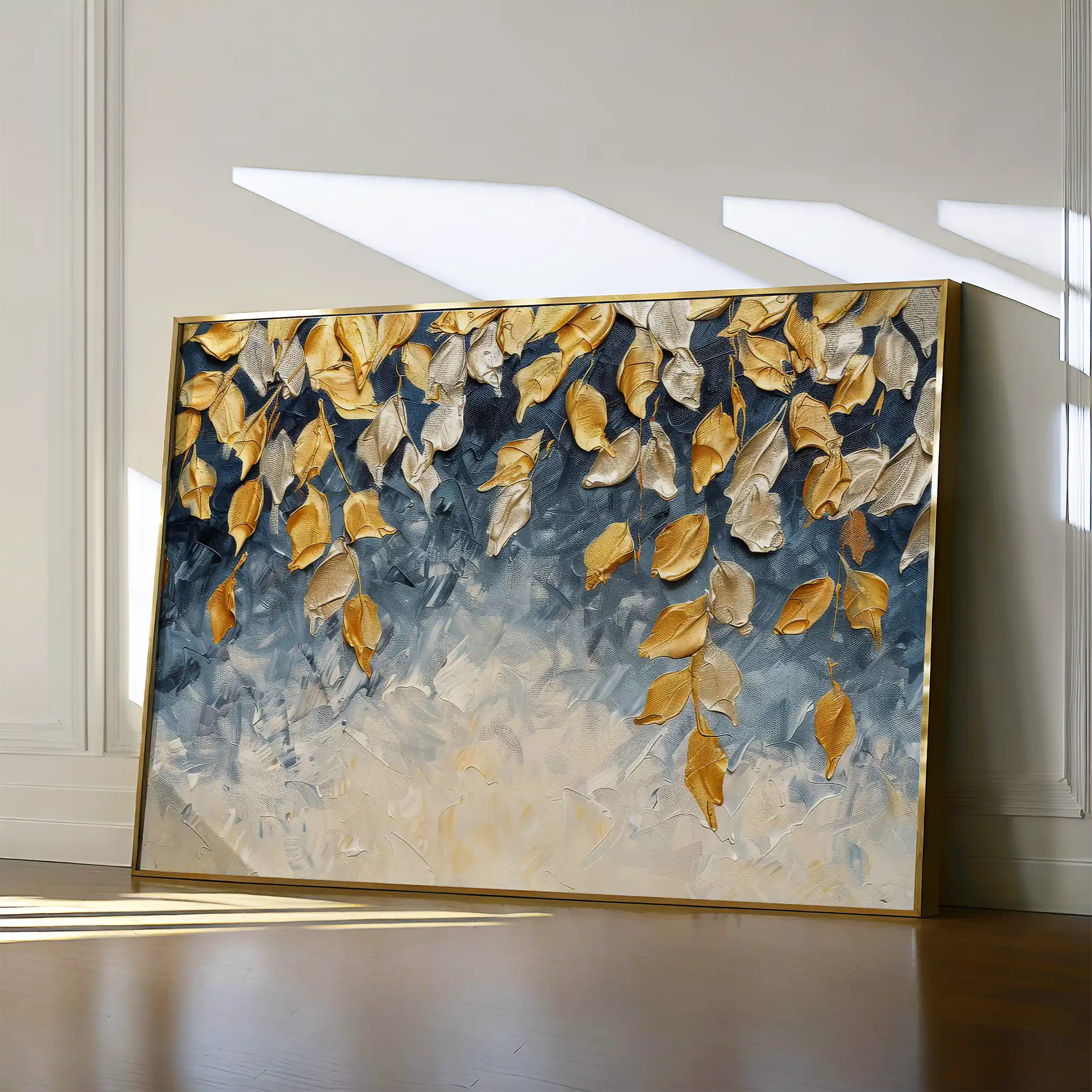Floral Canvas Wall Art WAD412-F 90 x 60 cm / Stretched on hidden frame