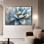 Floral Canvas Wall Art WAD413-F 90 x 60 cm / Stretched on hidden frame