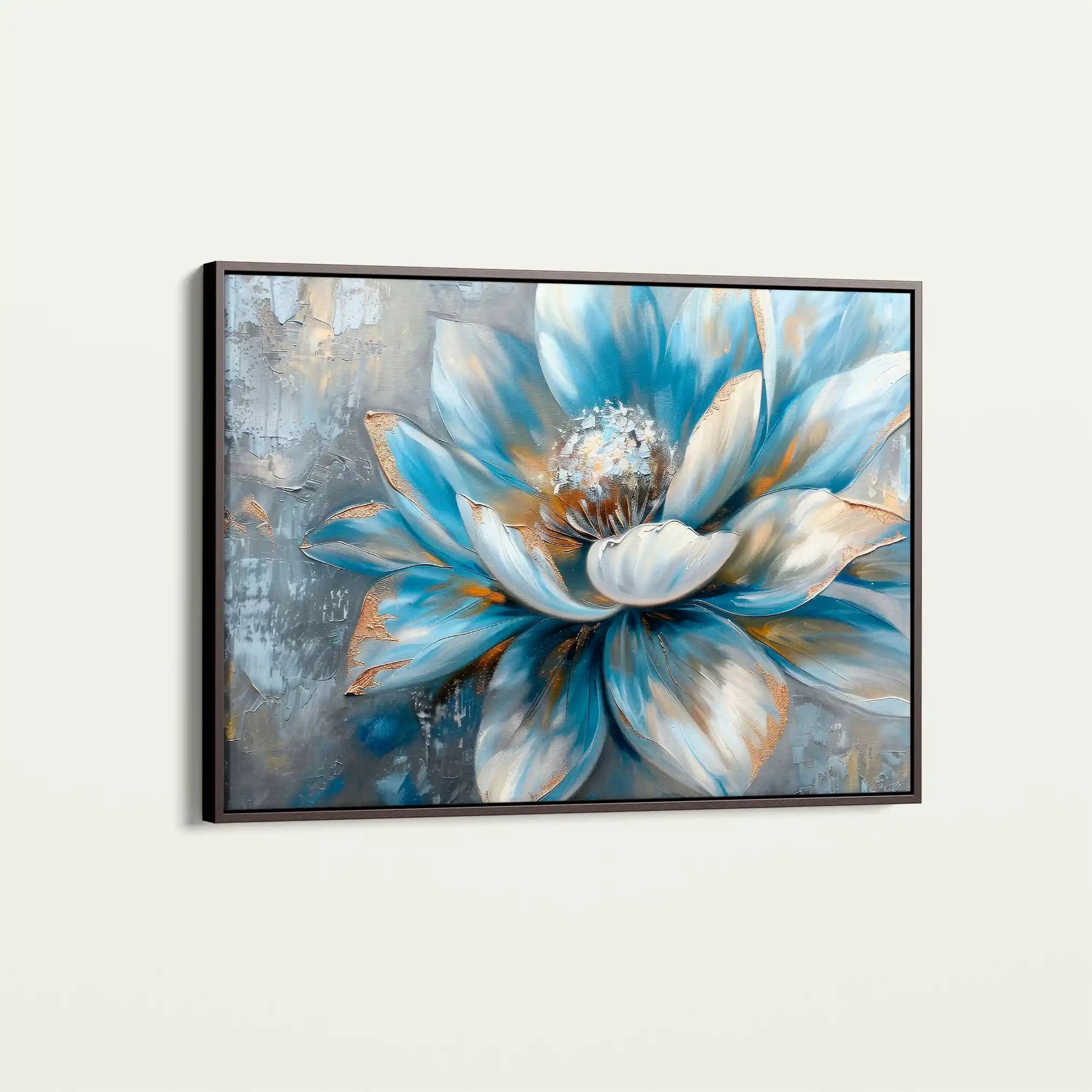 Floral Canvas Wall Art WAD413-F 90 x 60 cm / Stretched on hidden frame