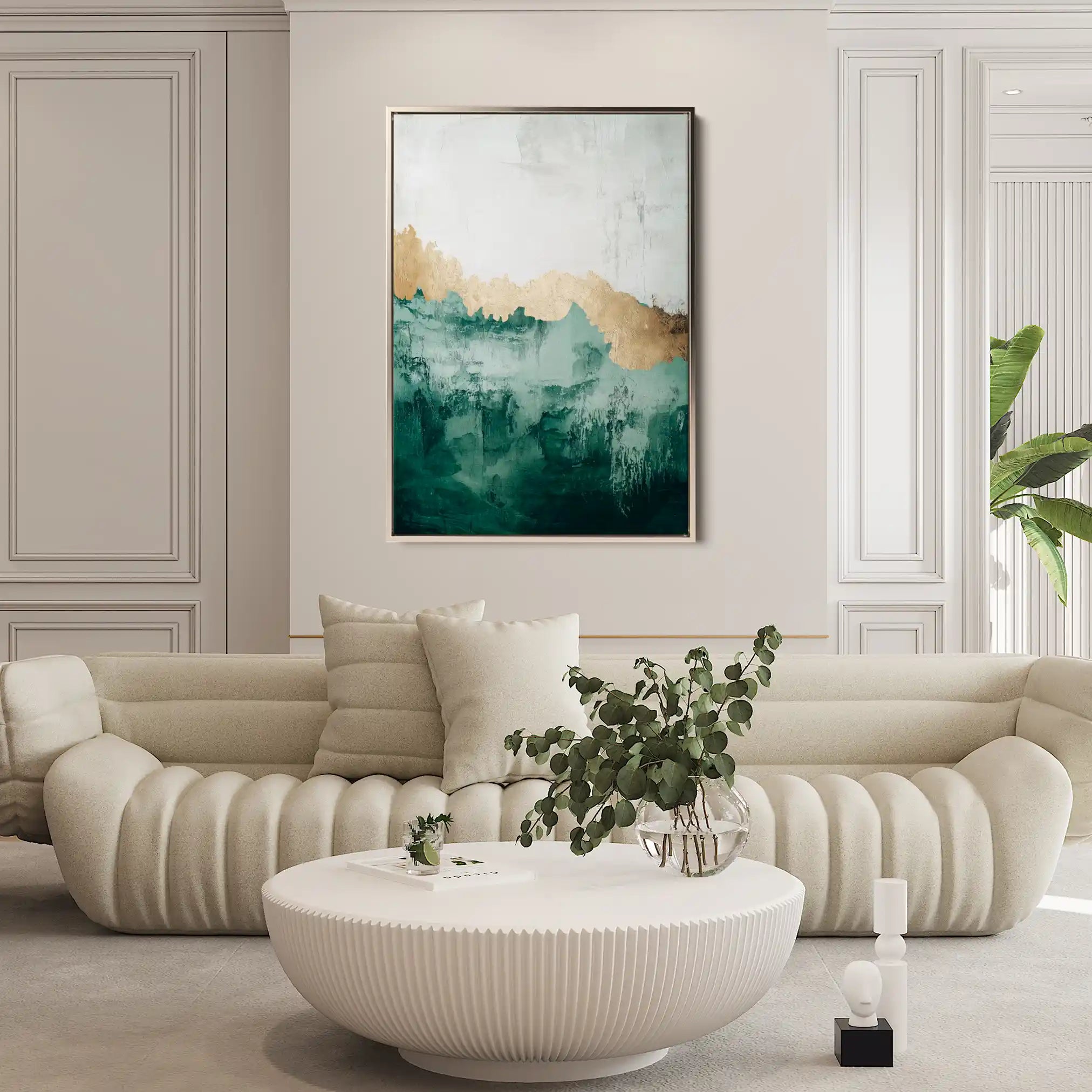 Abstract 414 Canvas Art 60 x 40 cm / Stretched on hidden frame
