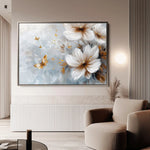 Floral Canvas Wall Art WAD414-F 90 x 60 cm / Stretched on hidden frame