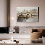Landscape 414 Canvas Art 90 x 60 cm / Stretched on hidden frame
