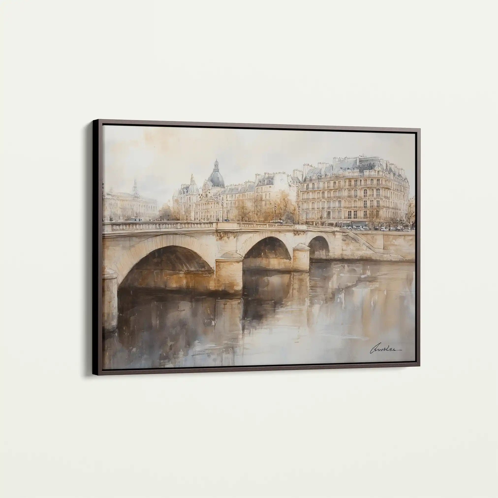 Landscape 414 Canvas Art 90 x 60 cm / Stretched on hidden frame