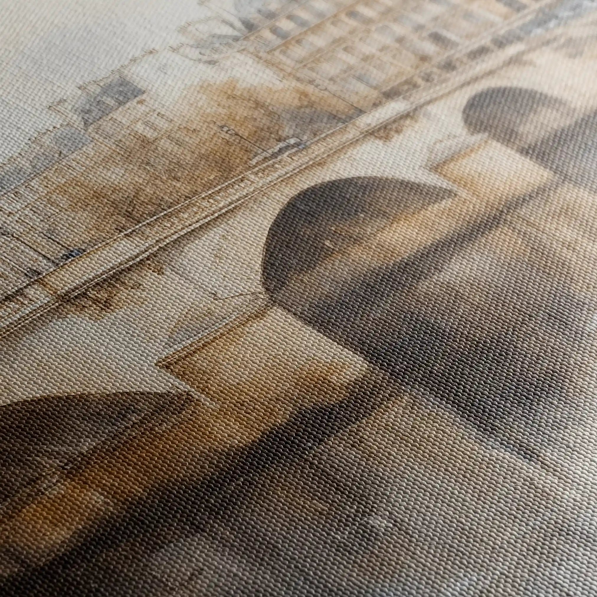 Landscape 414 Canvas Art 90 x 60 cm / Stretched on hidden frame