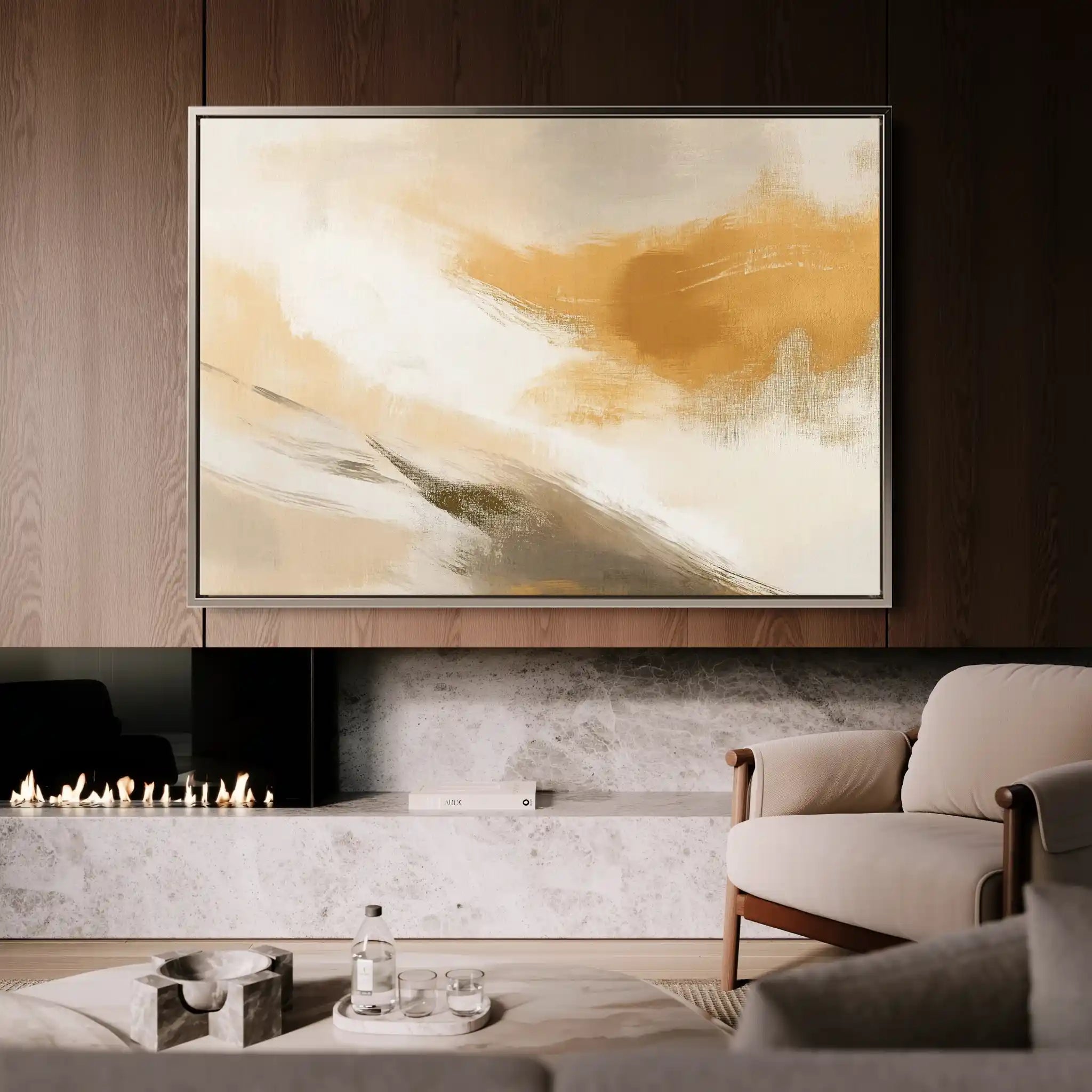 Abstract 416 Canvas Art 60 x 40 cm / Stretched on hidden frame