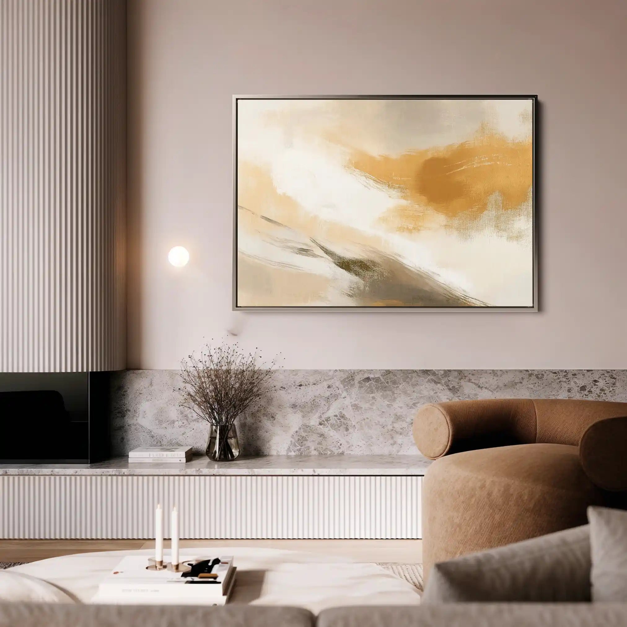 Abstract 416 Canvas Art 60 x 40 cm / Stretched on hidden frame