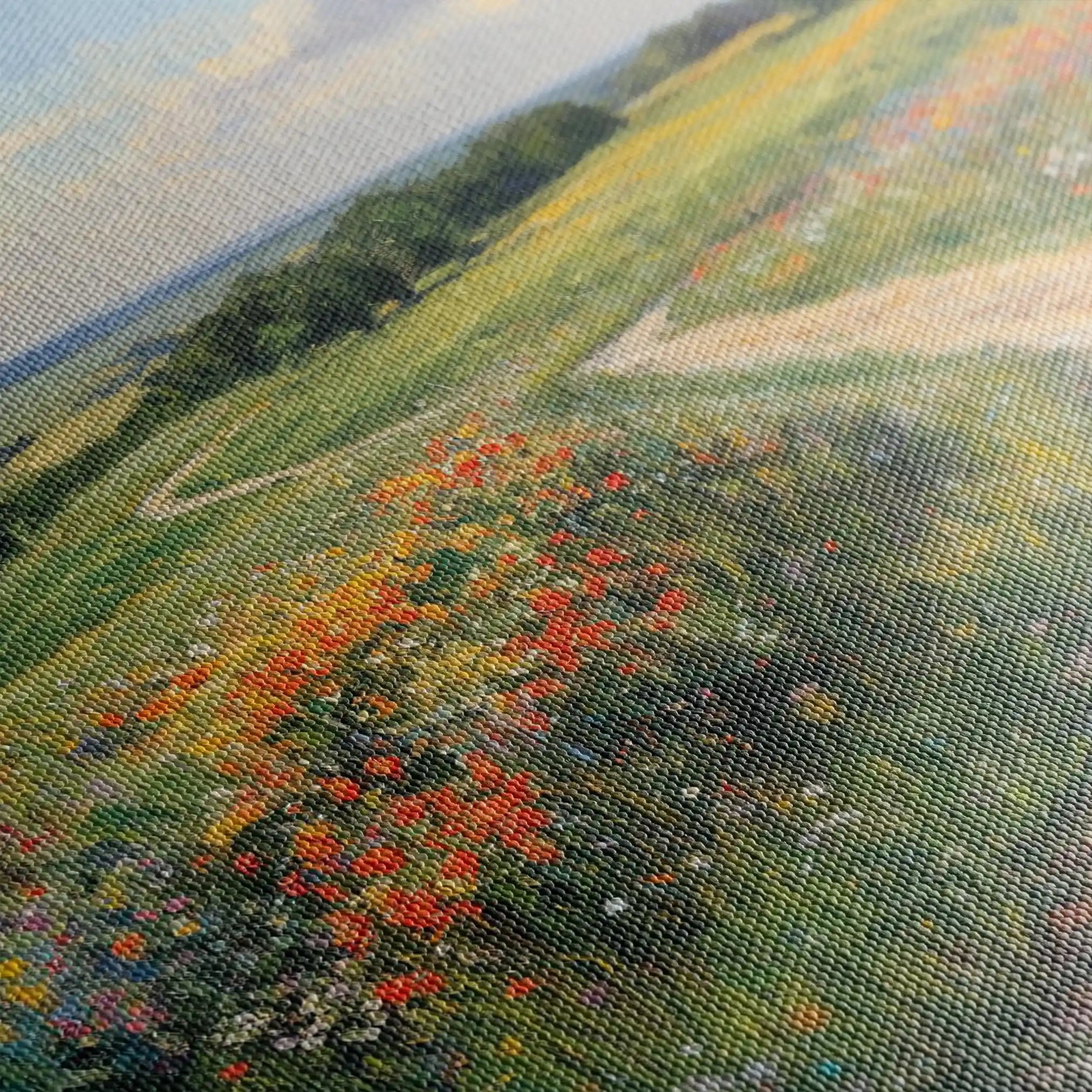 Landscape 417 Canvas Art 90 x 60 cm / Stretched on hidden frame