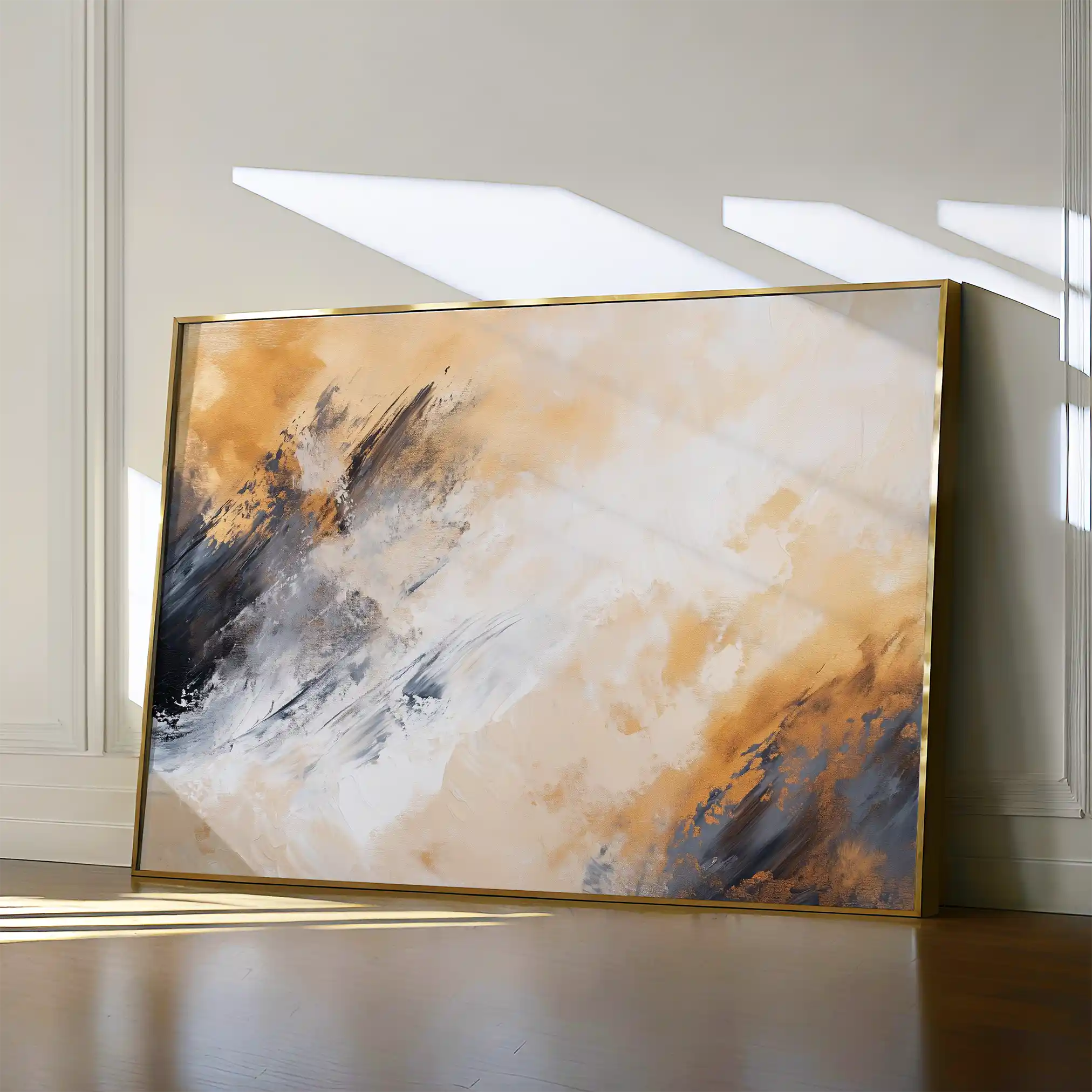 Abstract Canvas Wall Art WAD419-A 90 x 60 cm / Stretched on hidden frame