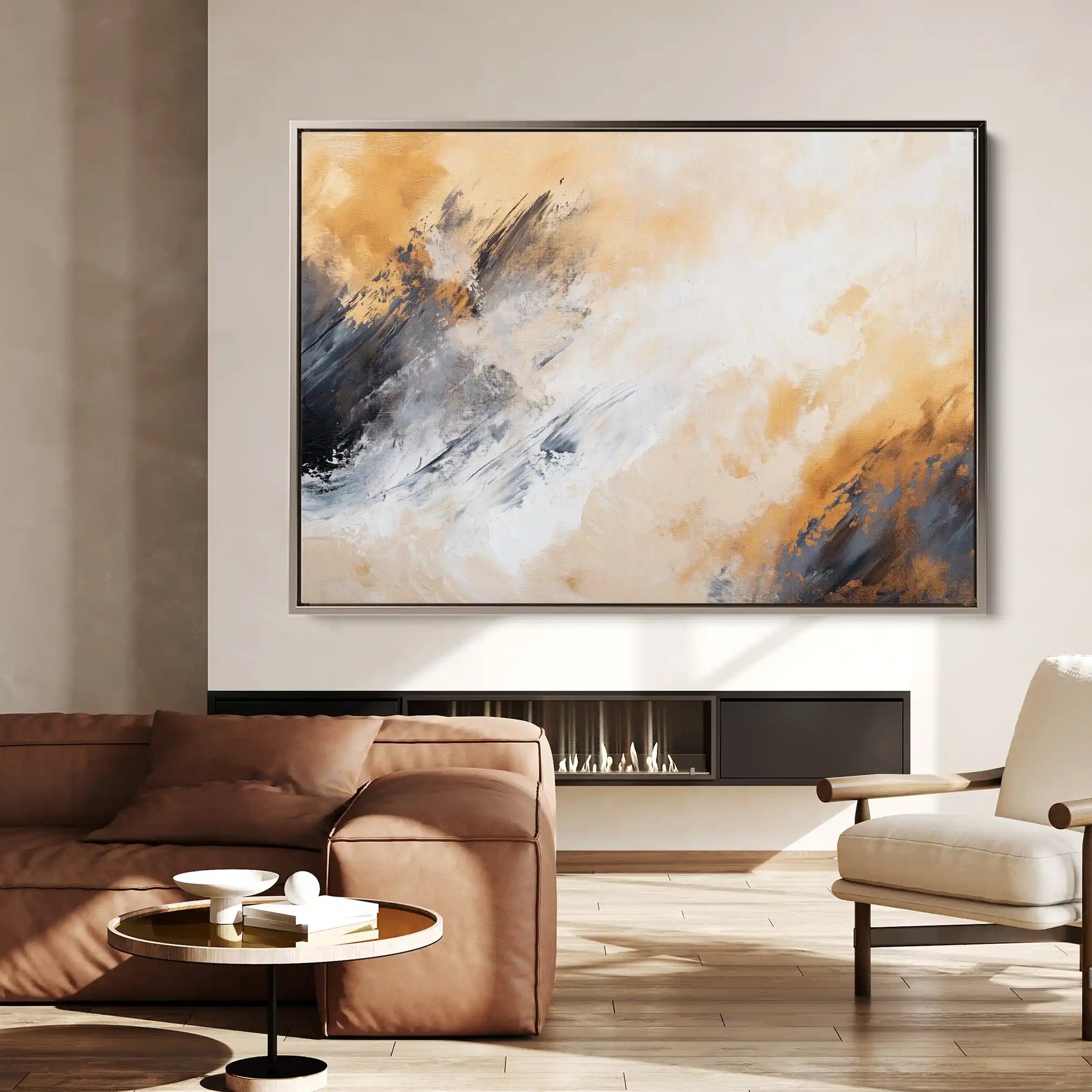 Abstract 419 Canvas Art 60 x 40 cm / Stretched on hidden frame