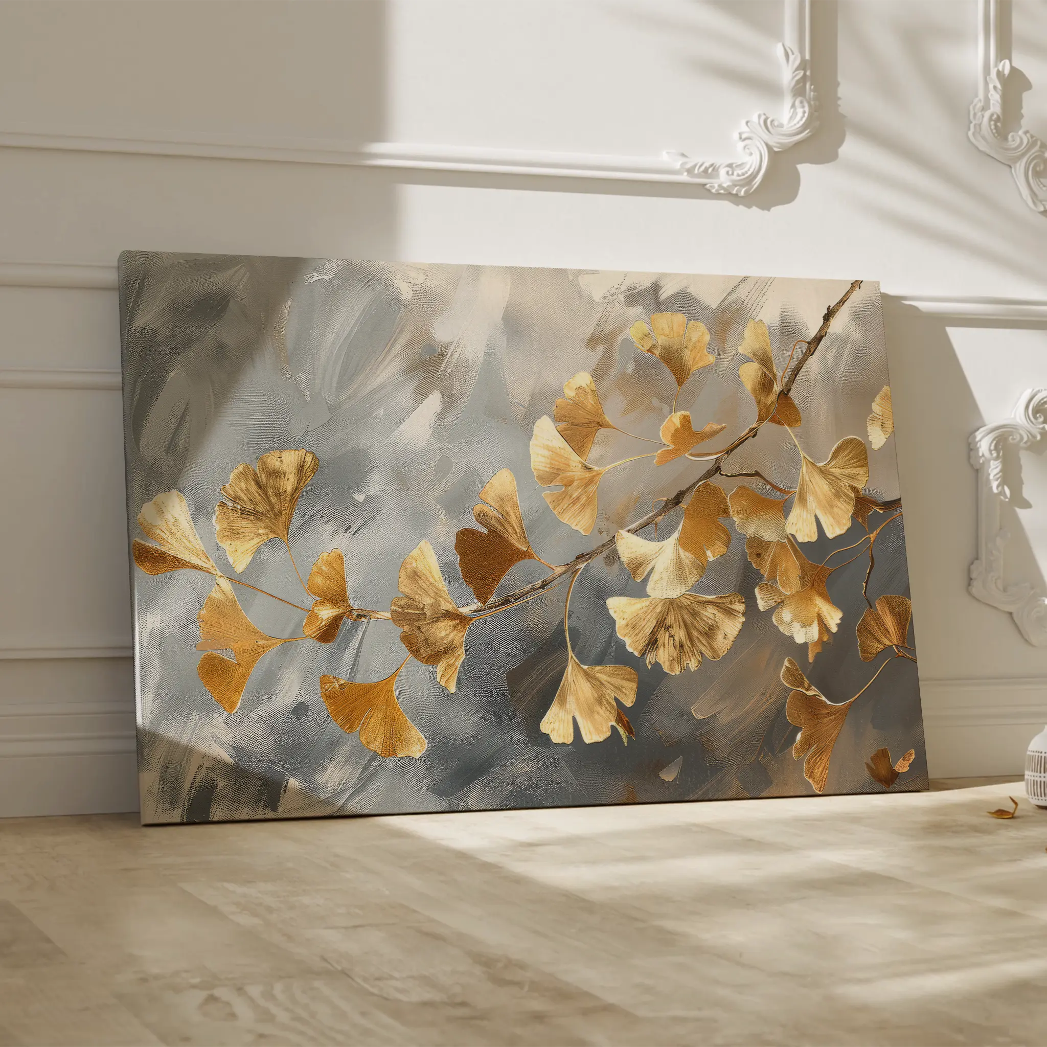 Floral Canvas Wall Art WAD419-F 90 x 60 cm / Stretched on hidden frame