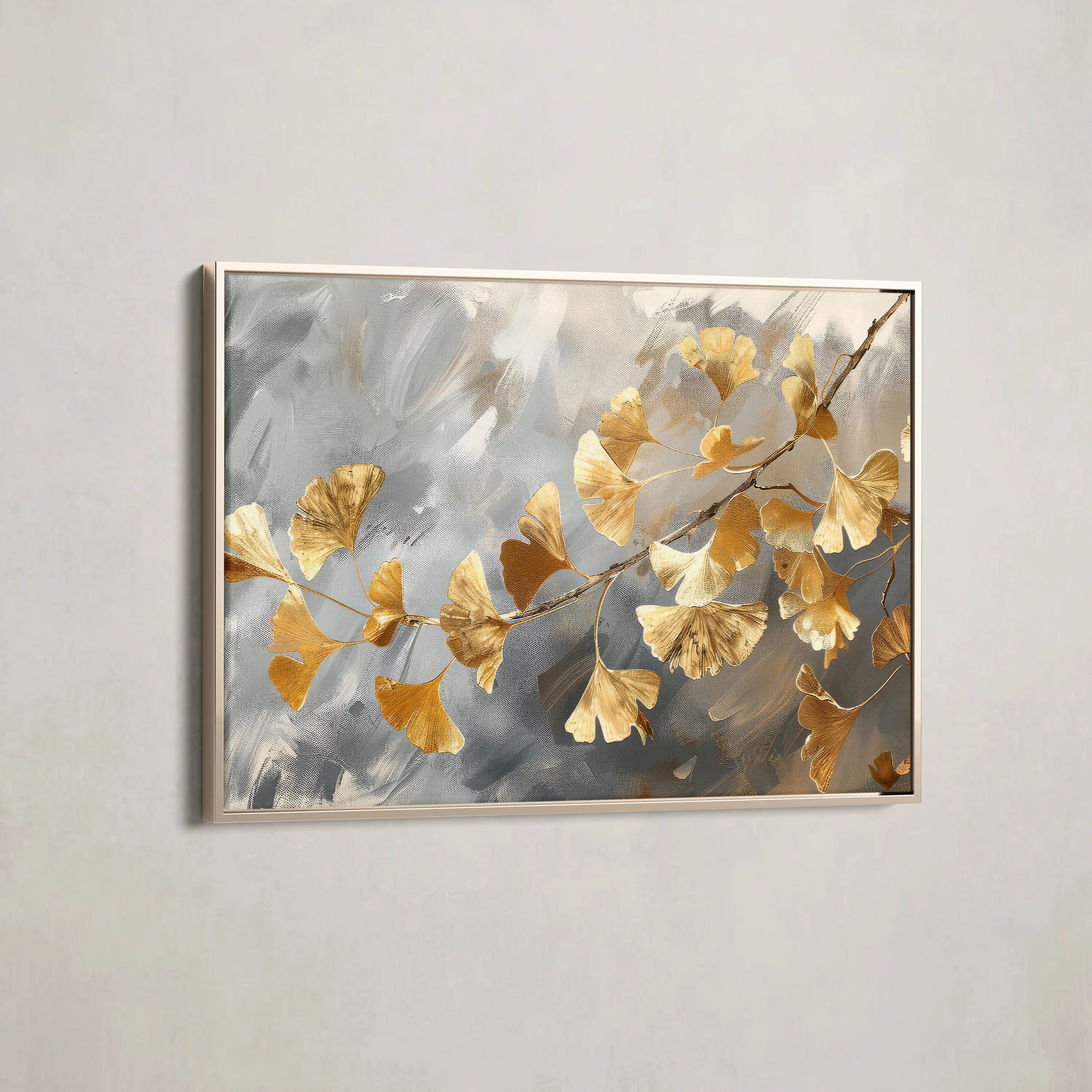 Floral Canvas Wall Art WAD419-F 90 x 60 cm / Stretched on hidden frame