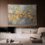 Floral Canvas Wall Art WAD420-F 90 x 60 cm / Stretched on hidden frame