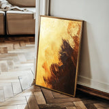 Abstract 421 Canvas Art 60 x 40 cm / Stretched on hidden frame