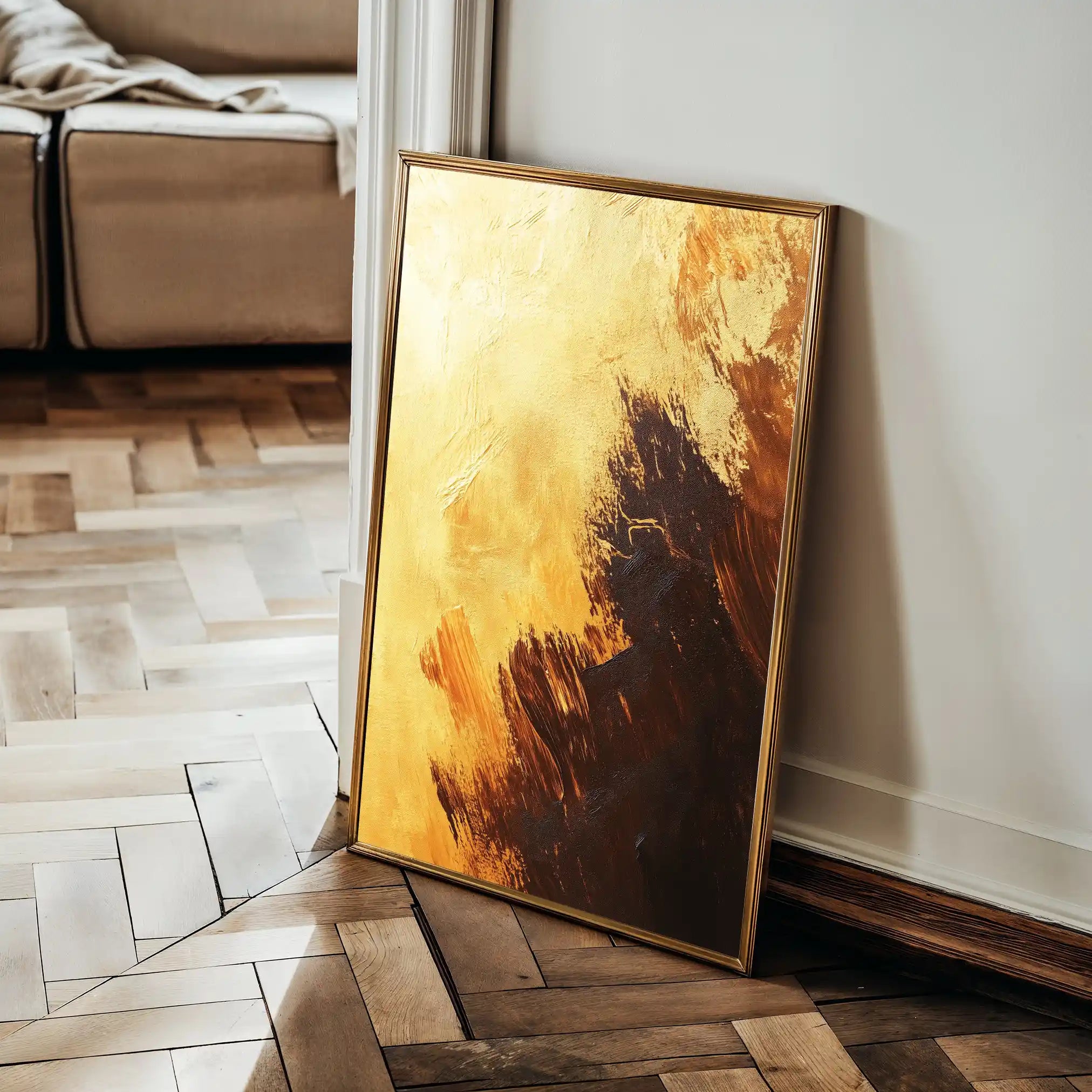Abstract 421 Canvas Art 60 x 40 cm / Stretched on hidden frame