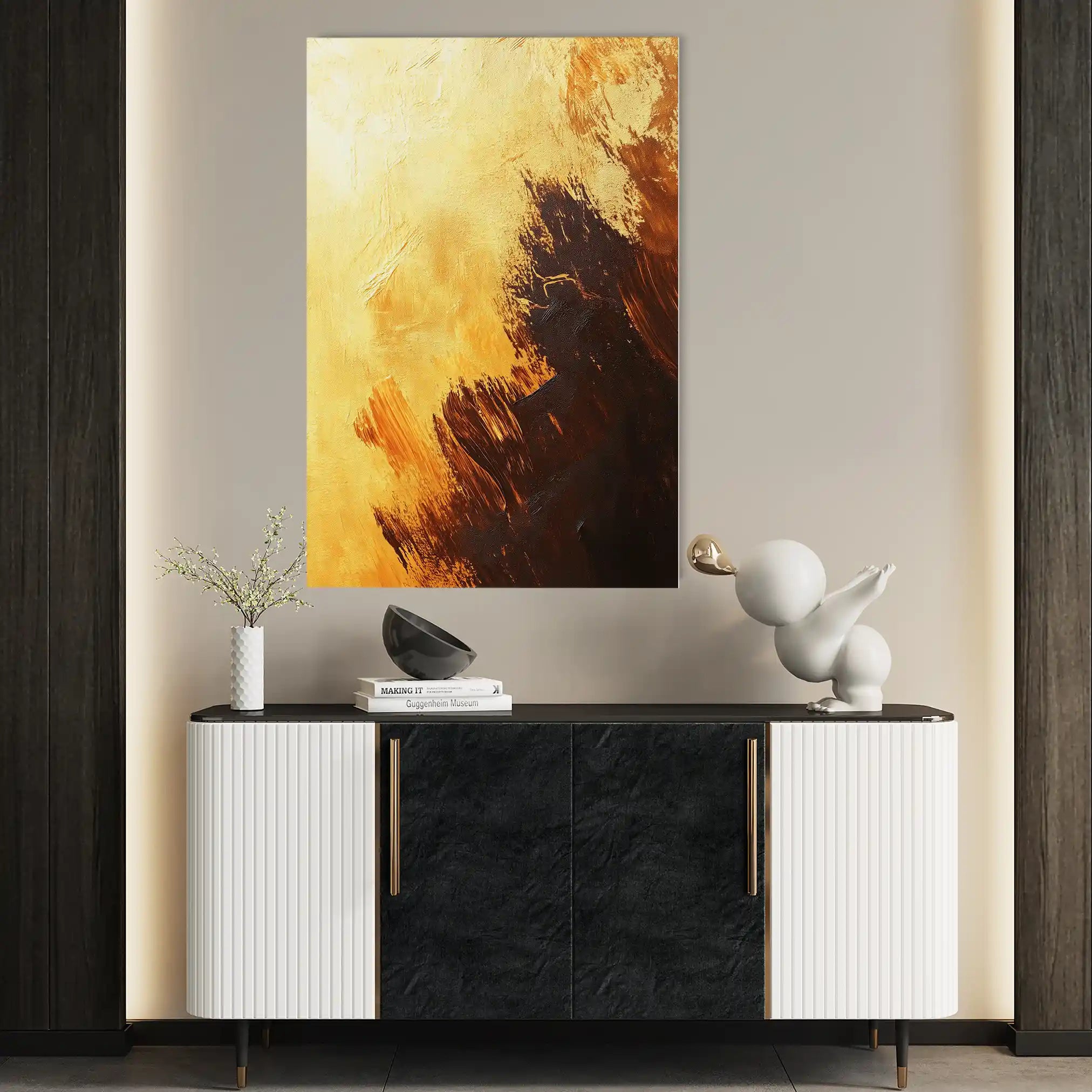 Abstract 421 Canvas Art 60 x 40 cm / Stretched on hidden frame