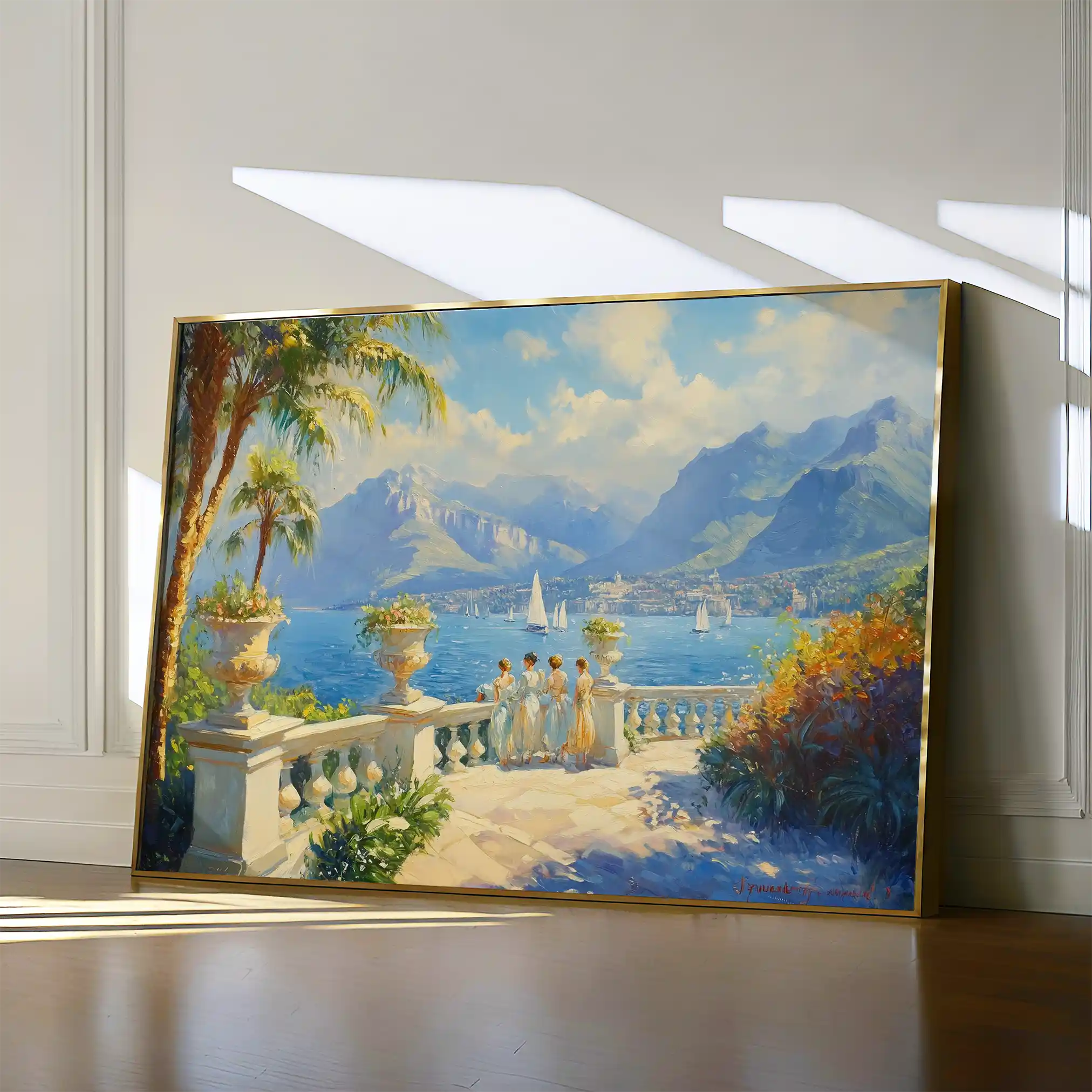 Landscape 421 Canvas Art 90 x 60 cm / Stretched on hidden frame