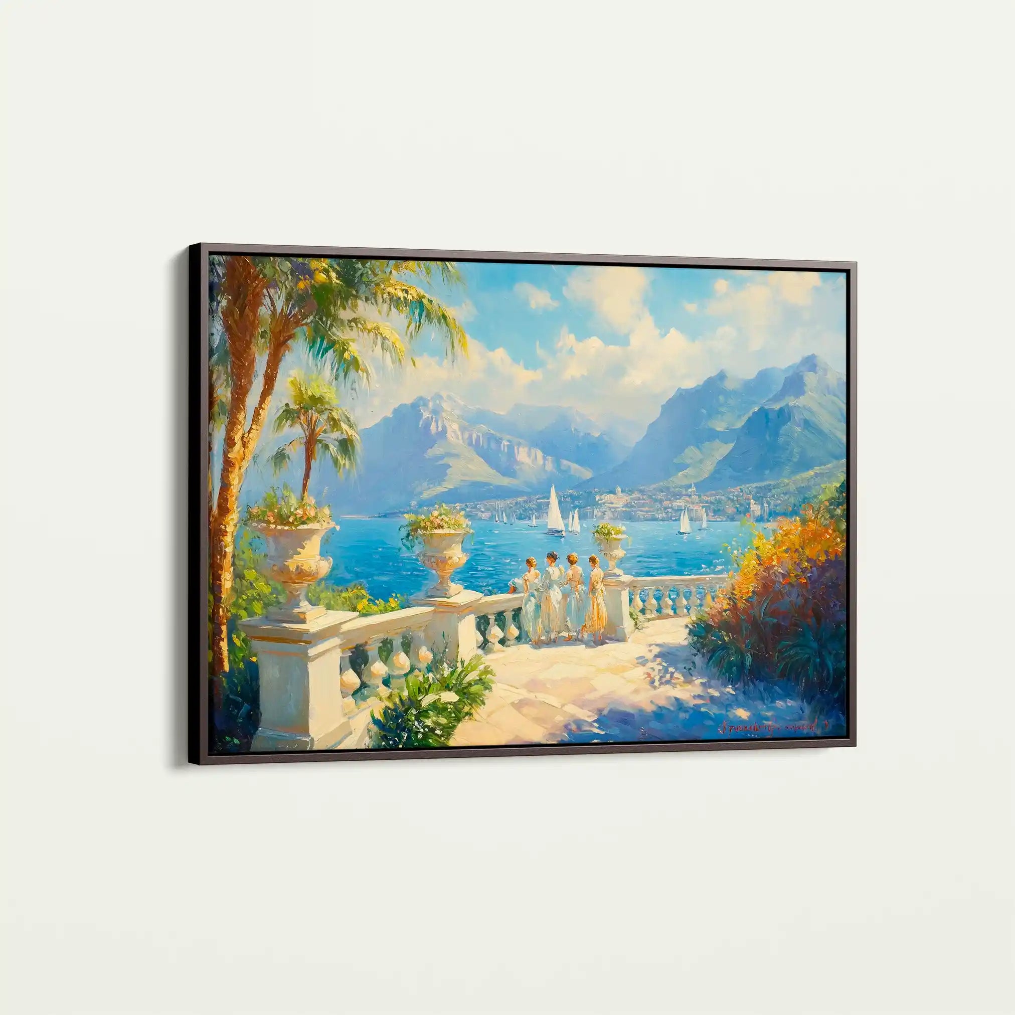 Landscape 421 Canvas Art 90 x 60 cm / Stretched on hidden frame