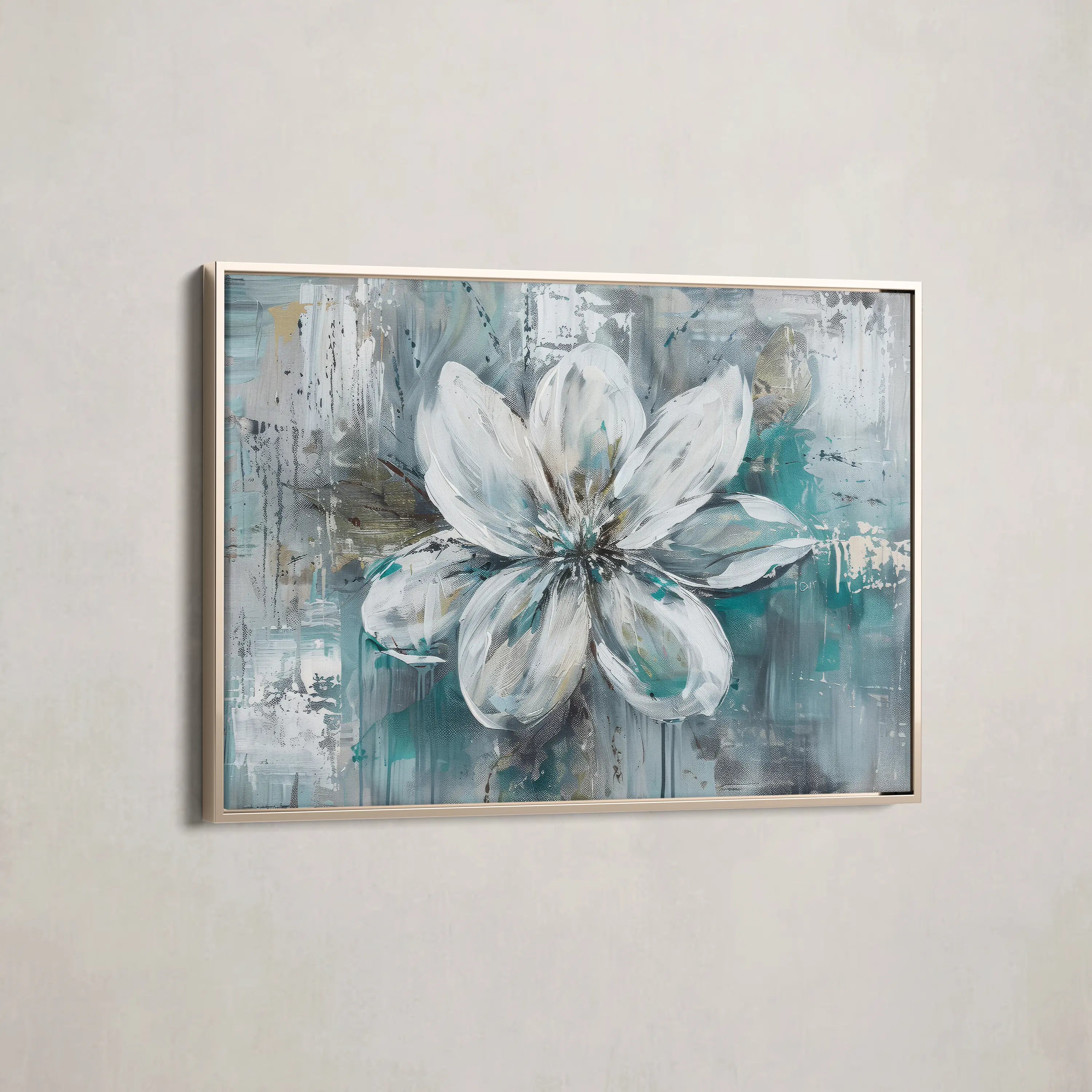 Floral Canvas Wall Art WAD422-F 90 x 60 cm / Stretched on hidden frame