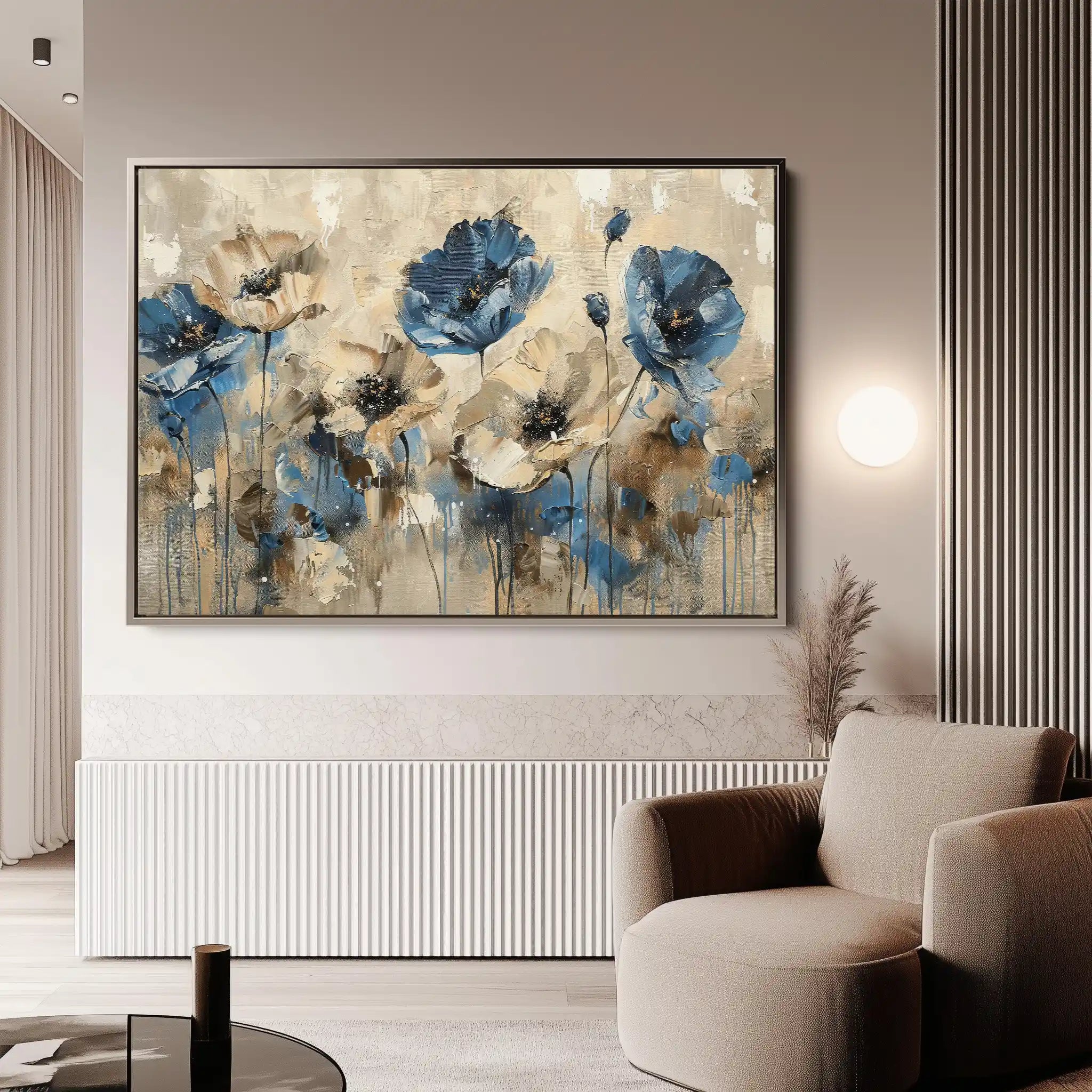 Floral Canvas Wall Art WAD423-F 90 x 60 cm / Stretched on hidden frame