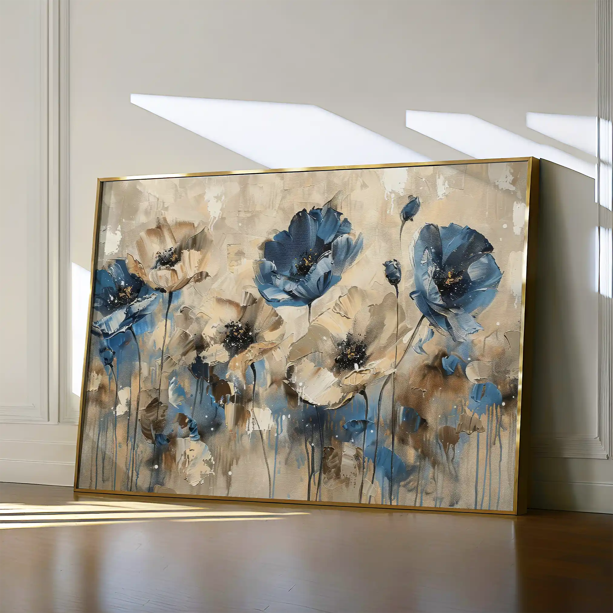 Floral Canvas Wall Art WAD423-F 90 x 60 cm / Stretched on hidden frame