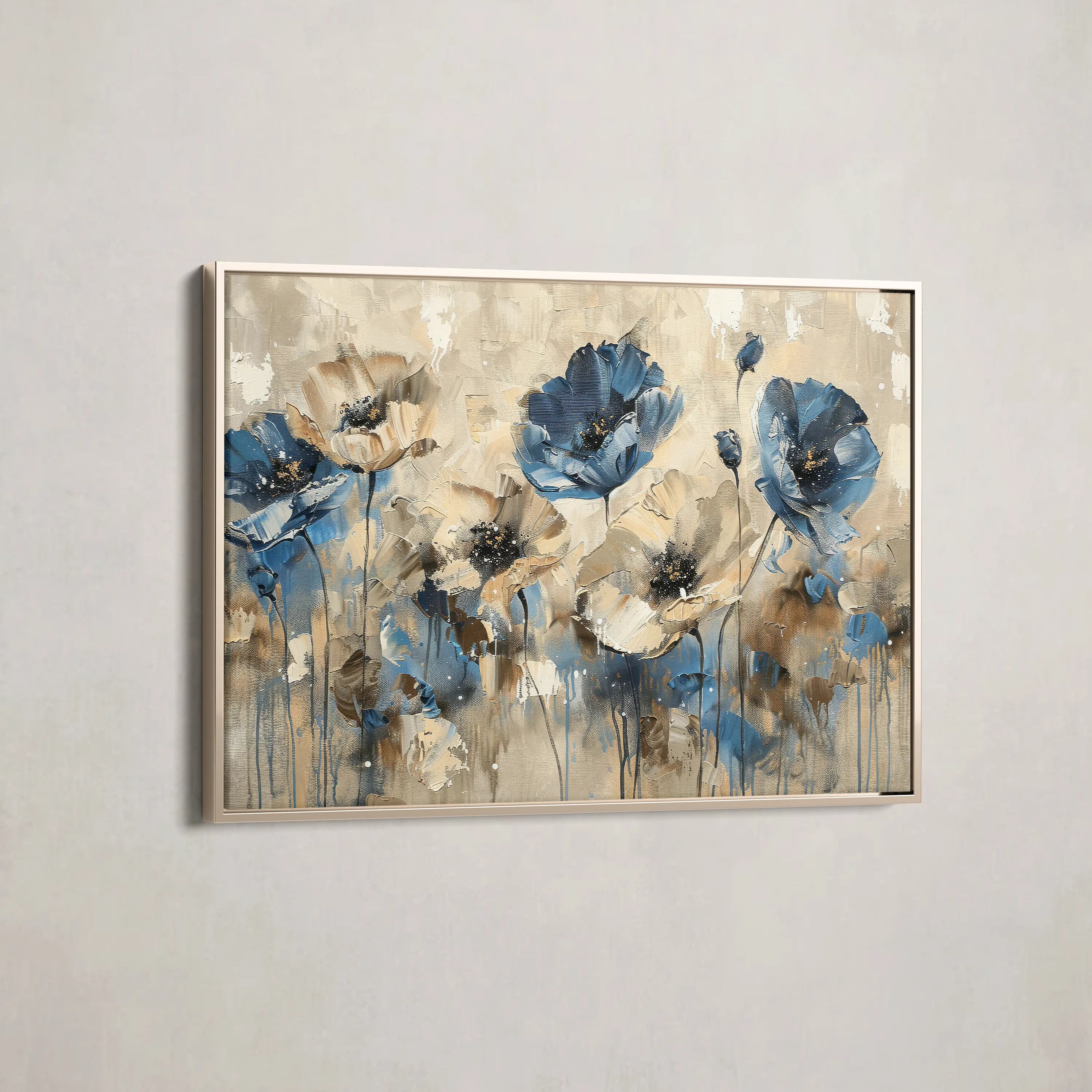 Floral Canvas Wall Art WAD423-F 90 x 60 cm / Stretched on hidden frame